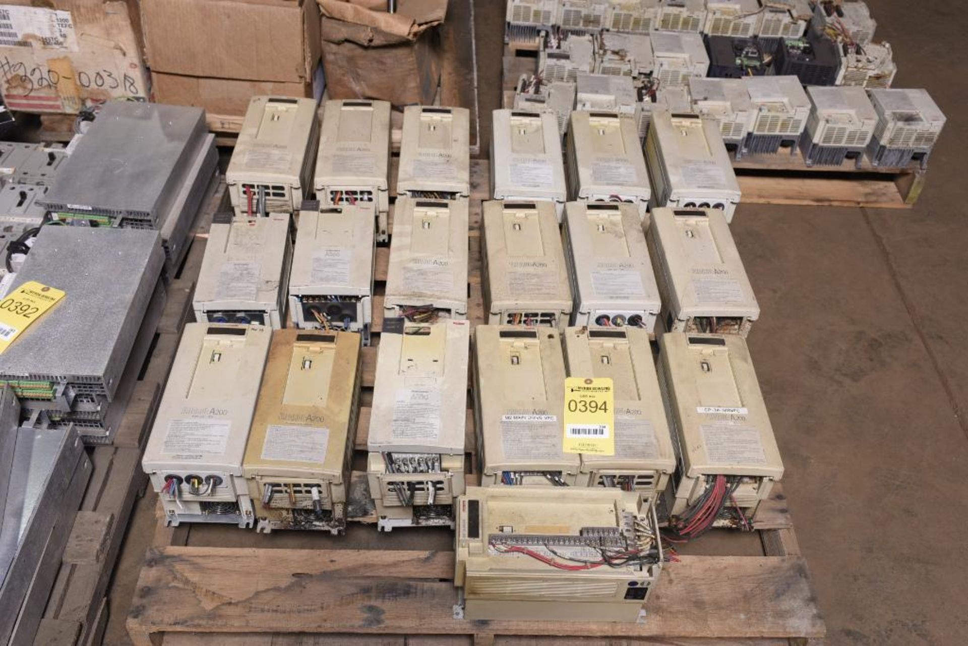 Pallet of (19) Mitsubishi Inverters, A200