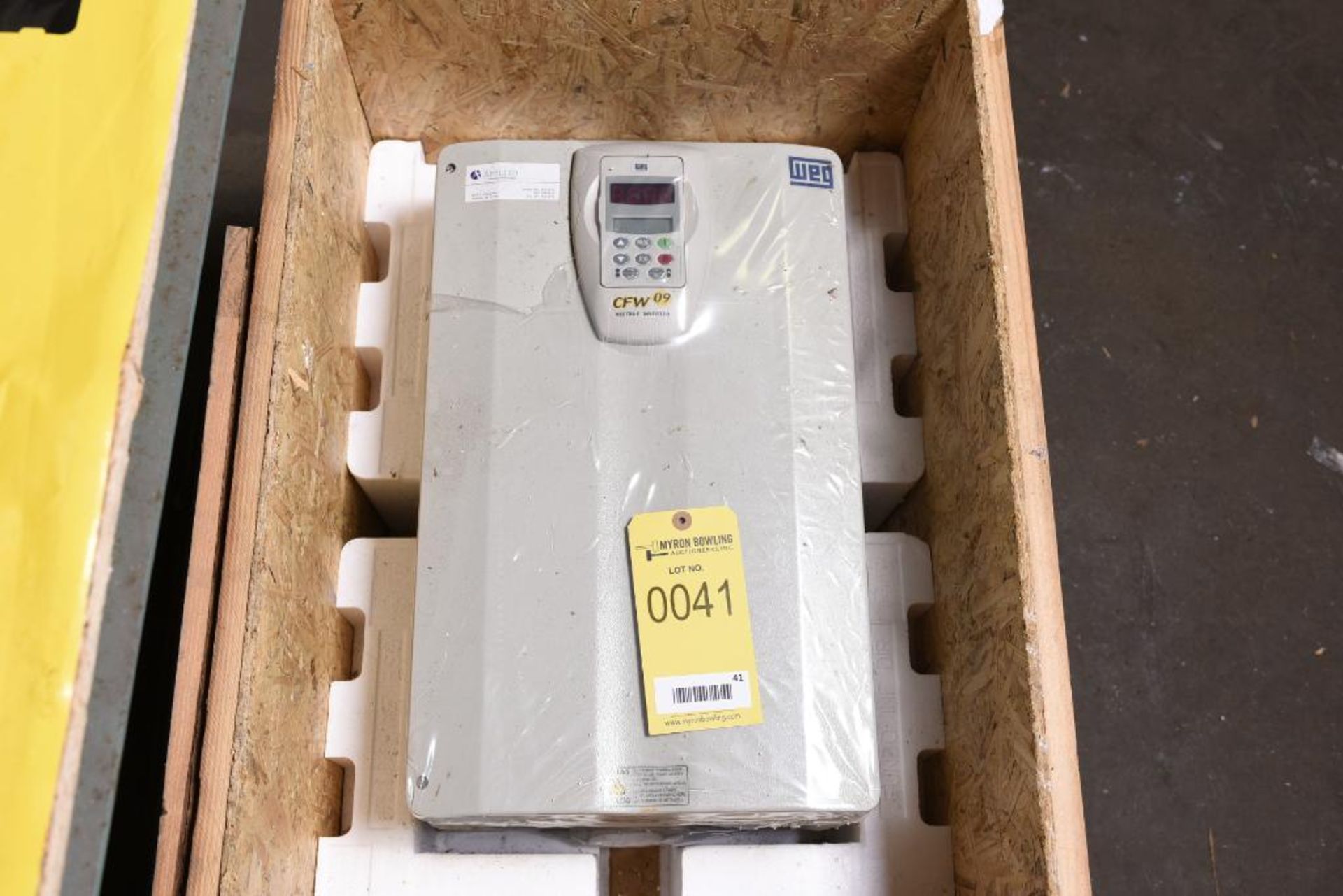 (NIB) WEG CFW-09 Vectrue Inverter, Series CFW-09, Model USCFW090070T3848ESZ, Line: 380/480 VAC - Image 2 of 2