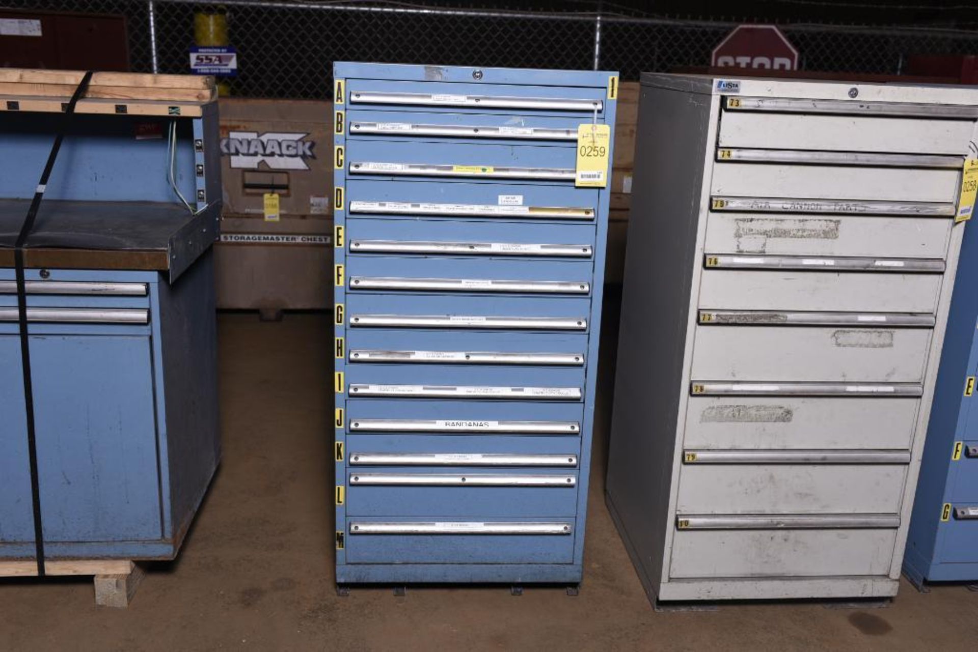 Lista Industrial Storage Cabinet, 28" x 28" x 60", 13-Drawer