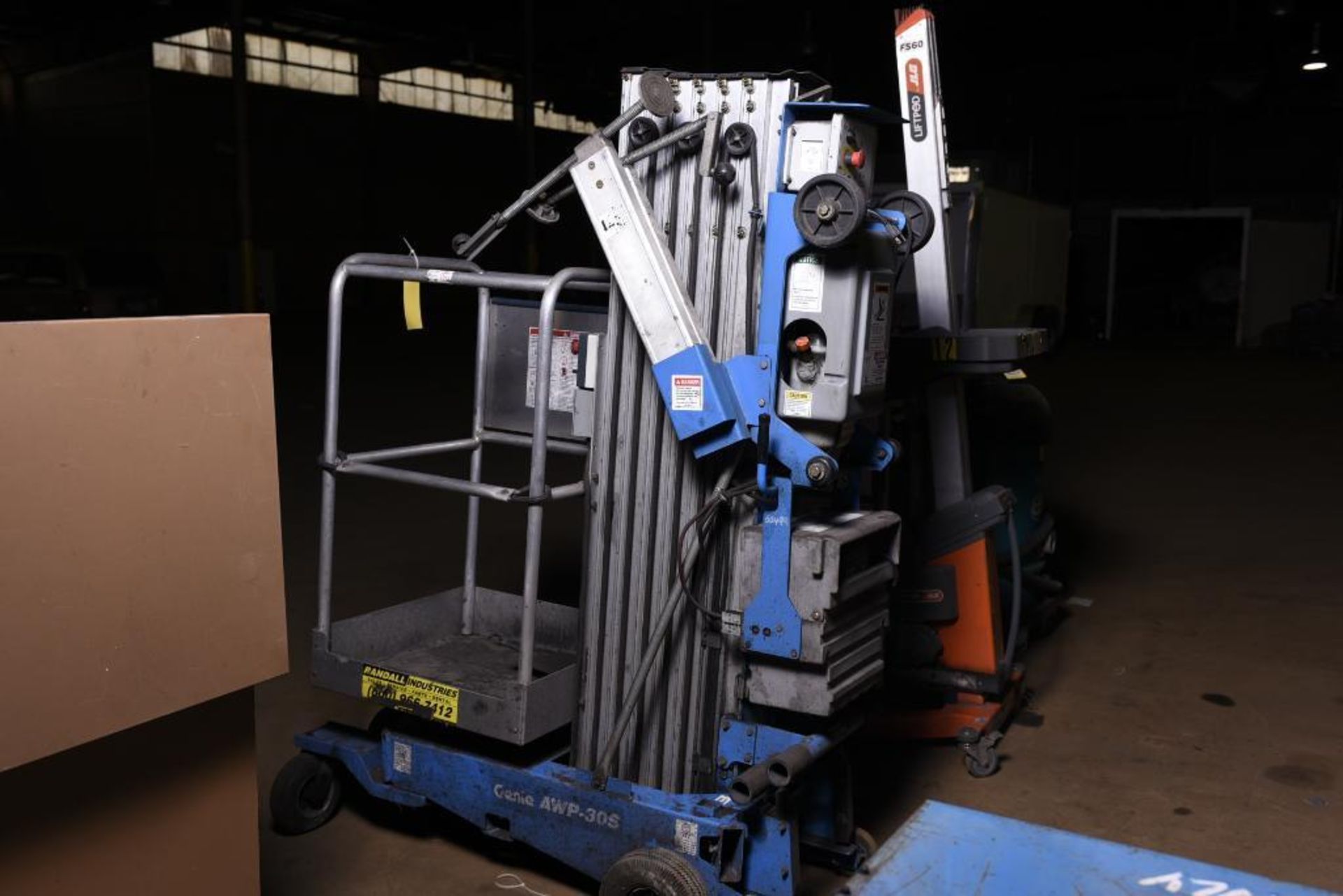 Genie AWP-30S Electric Potable Man Lift, Max. Height: 30' - Image 3 of 3