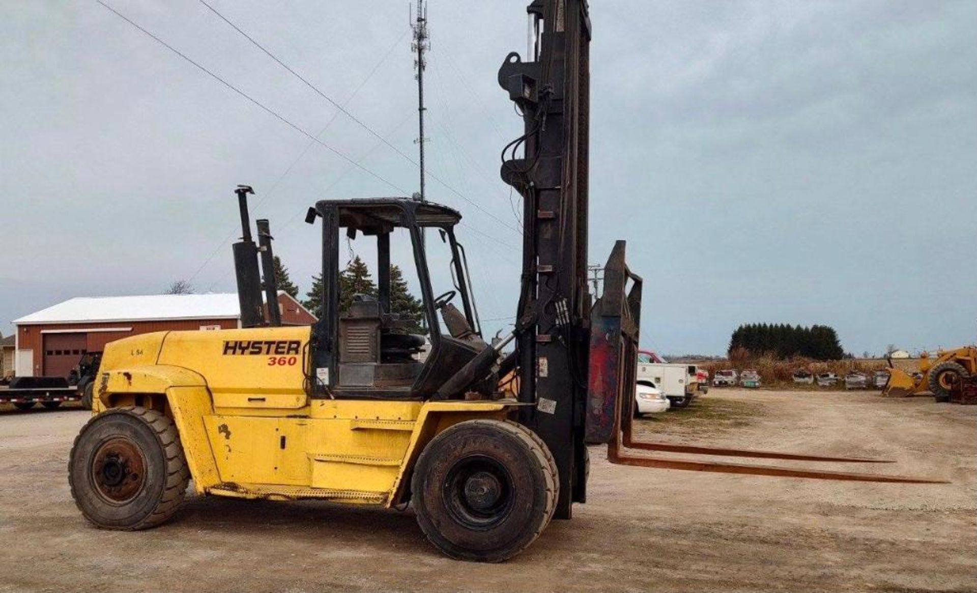 2005 Hyster 36,000 LB. Capacity Forklift, Model: H360HD, S/N: F019E01917C, Dual Drive Pneumatic Tire