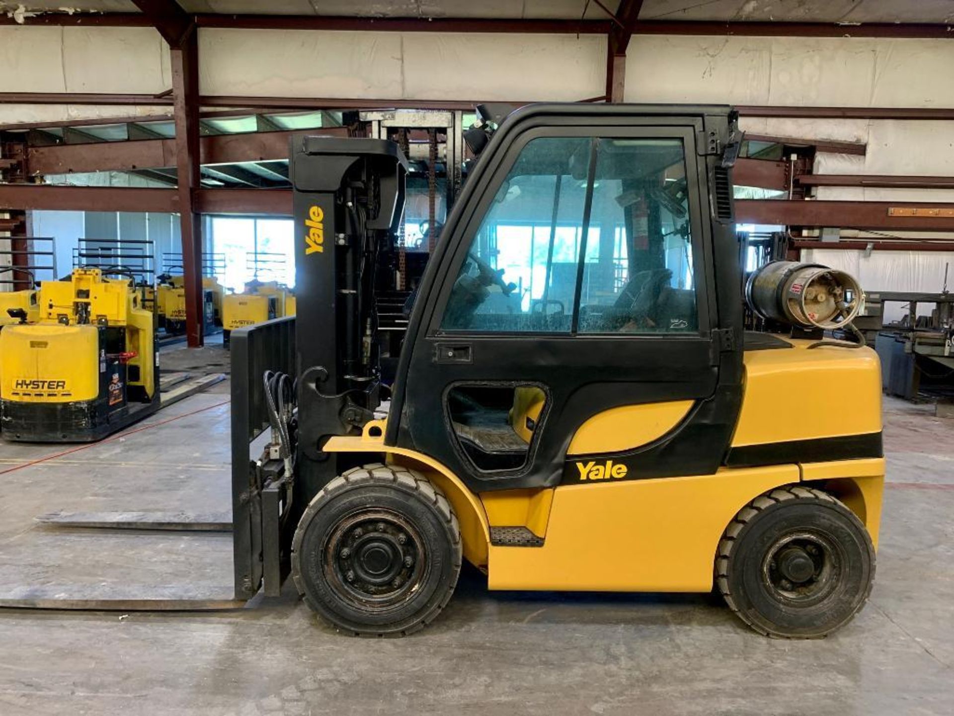 2008 Yale 8,000 LB. Capacity Forklift, Model: GP080VX, S/N: G813V01701F, 3-Stage Mast, 81"Lowered He