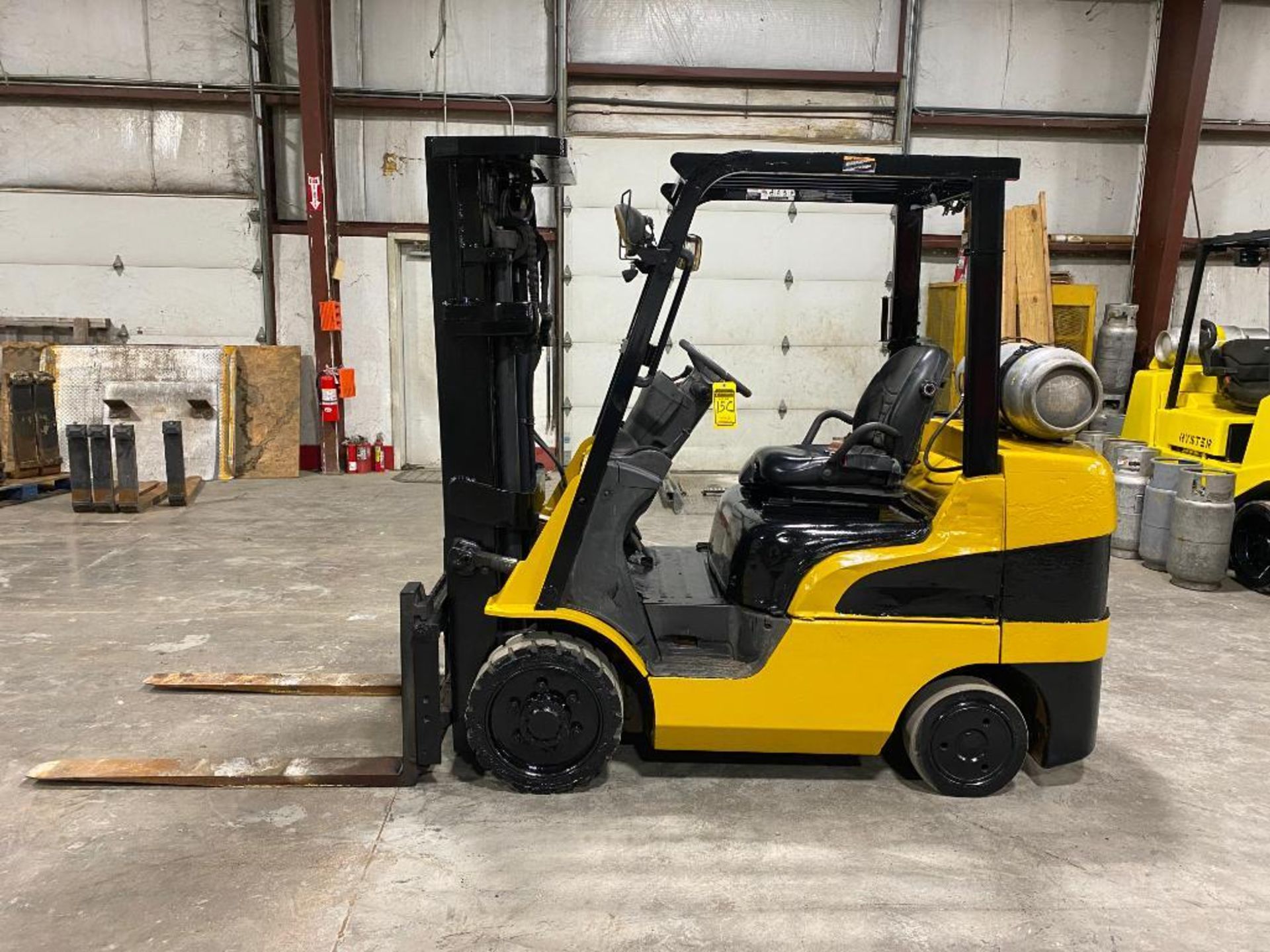 Caterpillar 5,000 LB. Capacity Forklift, Model C6000, S/N AT83F00246, LPG, Lever Shift Transmission,