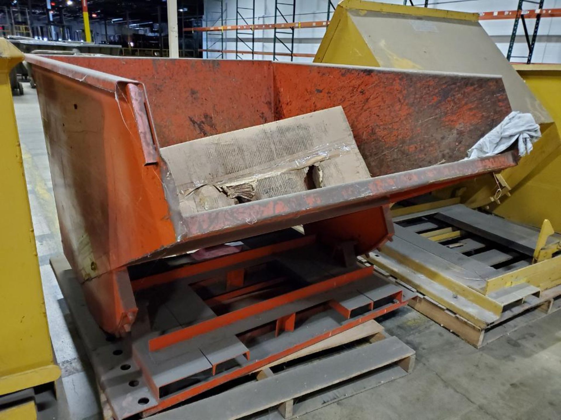 Meco 2,000 Lb. Self-Dumping Trash Hopper - Image 2 of 5