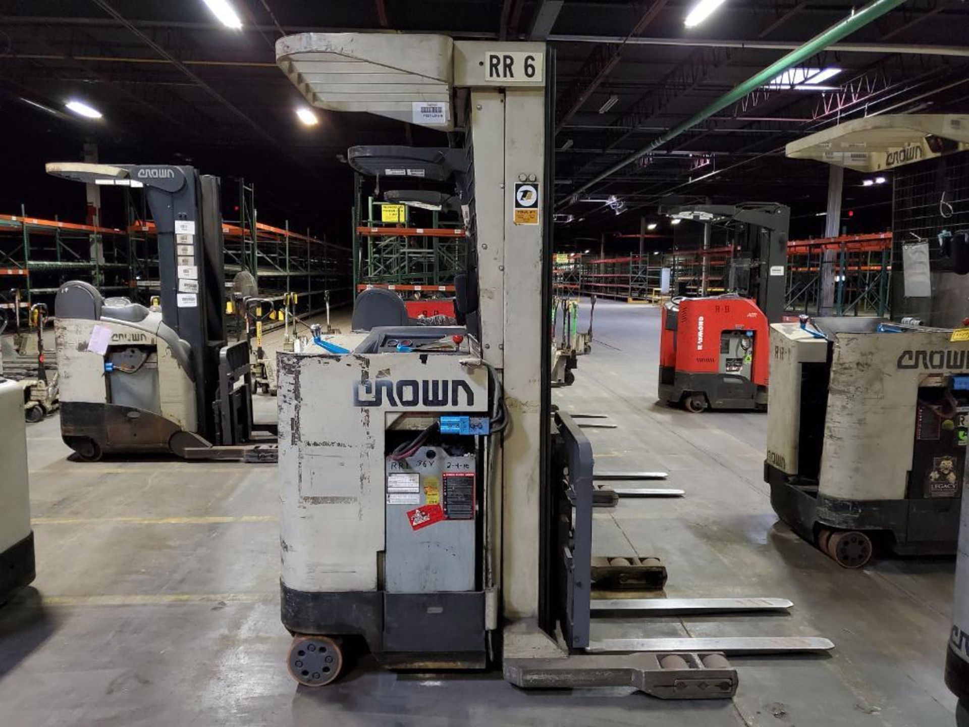 1991 Crown Electric Reach Truck, Model 35RRTT, s/n 1A115495, 24V, Sideshift, 3,500 Lb. Capacity, 95"