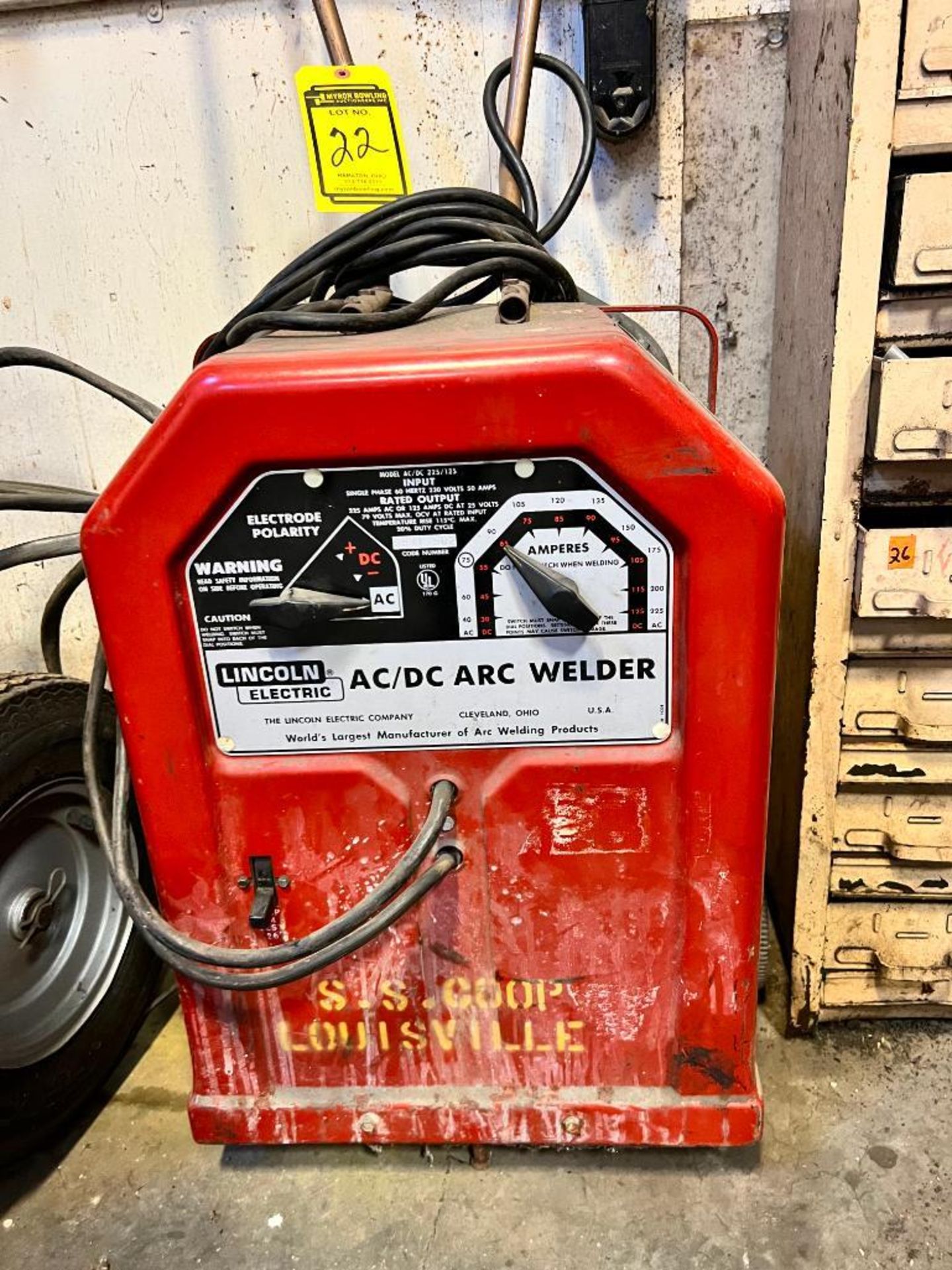 Lincoln Electric AC/DC Arc Welder, Code Number 881-502