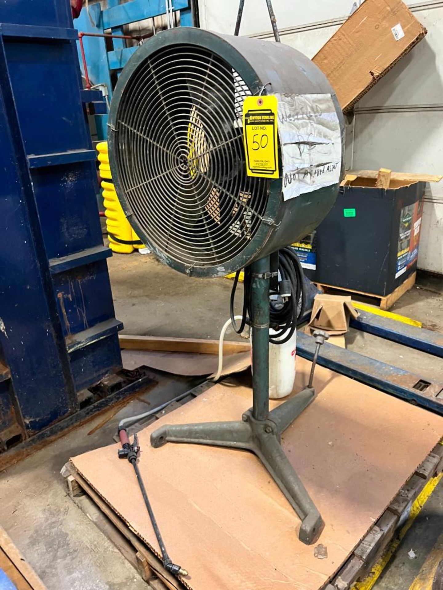 (2) Box Fans, (2) Pedestal Fans