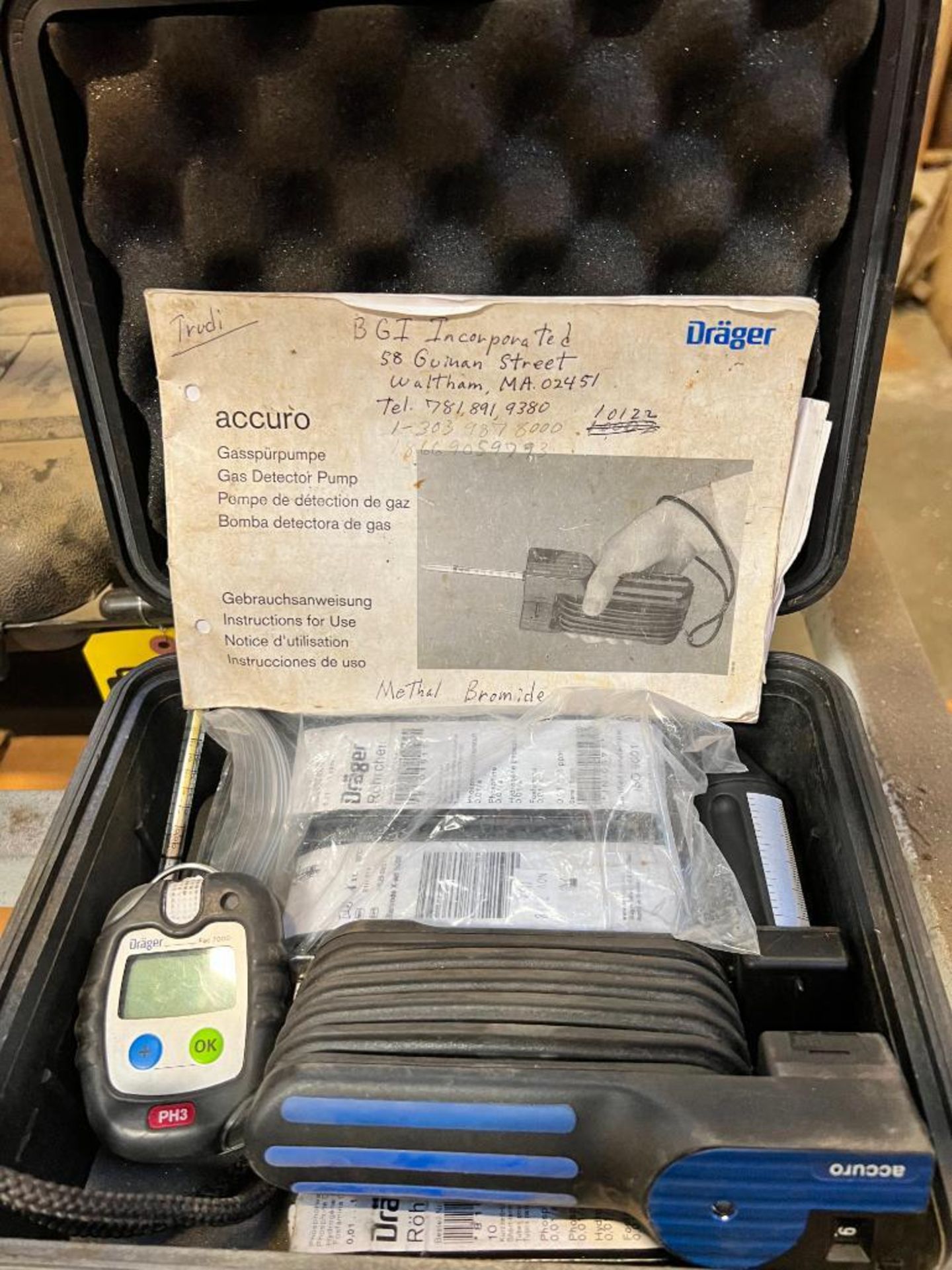 Drager Gas Detector Pump PAC 7000