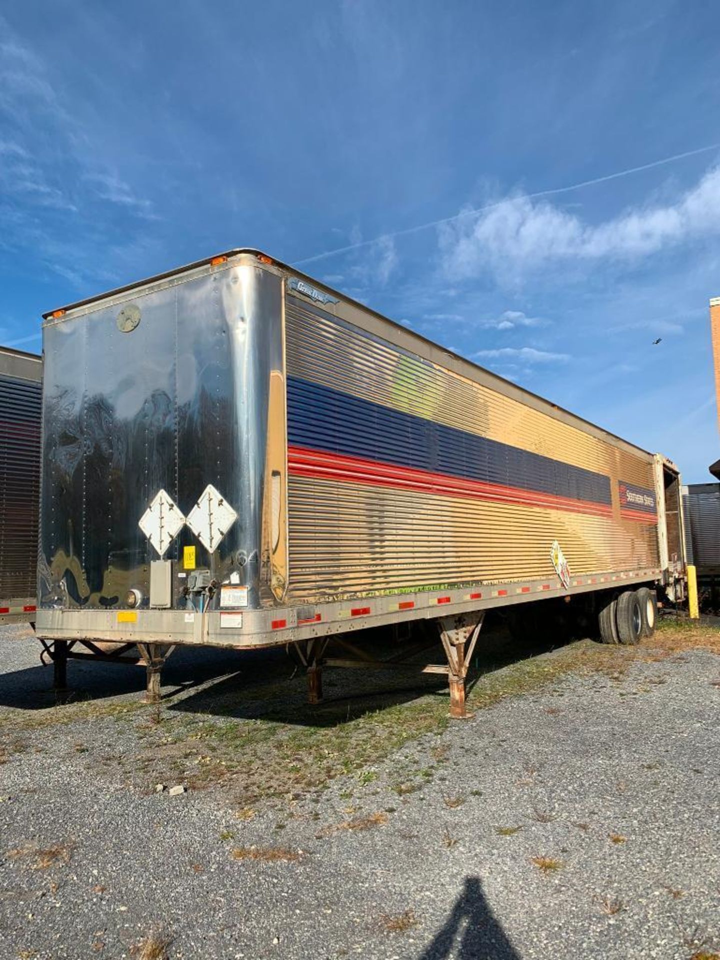 Great Dane Dry Van Trailer, 48', w/ Pallet Content (Not Road Worthy, Used For Storage) (No Title)