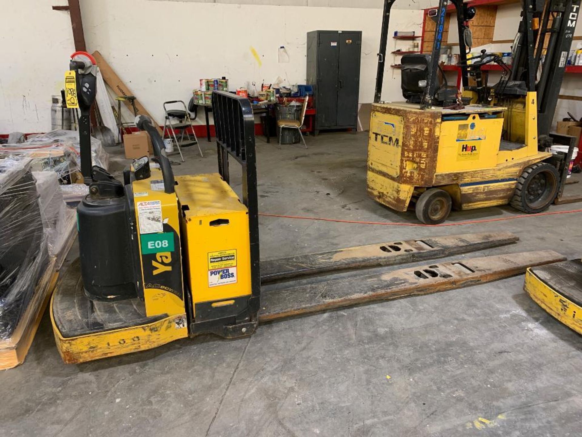 2013 Yale 8,000-Lb. Electric Pallet Jack, Model: MPE080LVG, S/N: B287N01515L, 24-Volt Electric, 96"