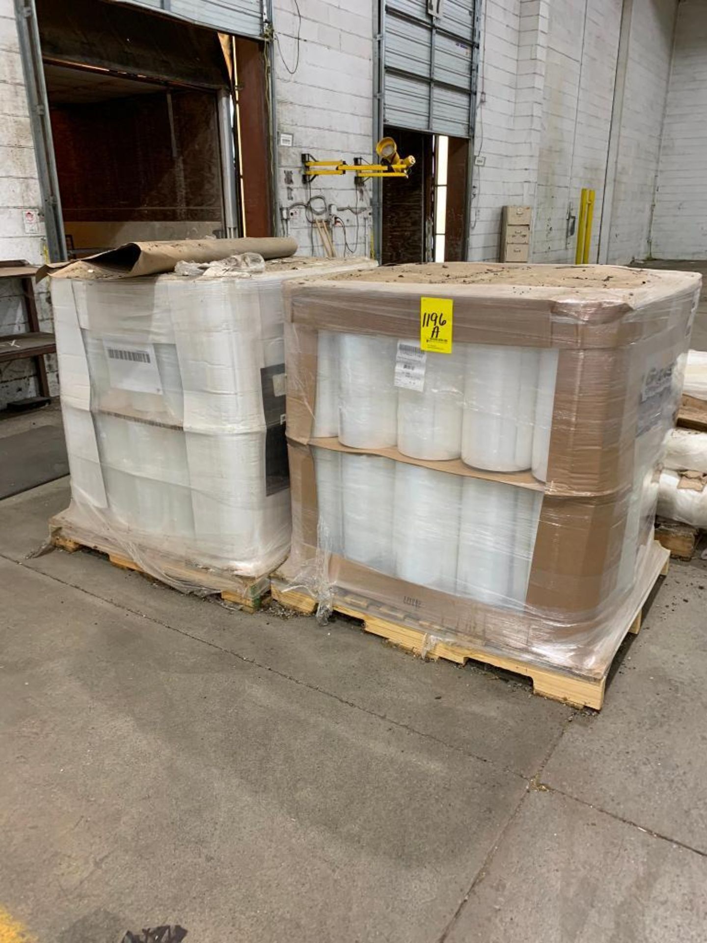 (2-1/2) Pallet of Stretch Wrap, Plastic Sheeting