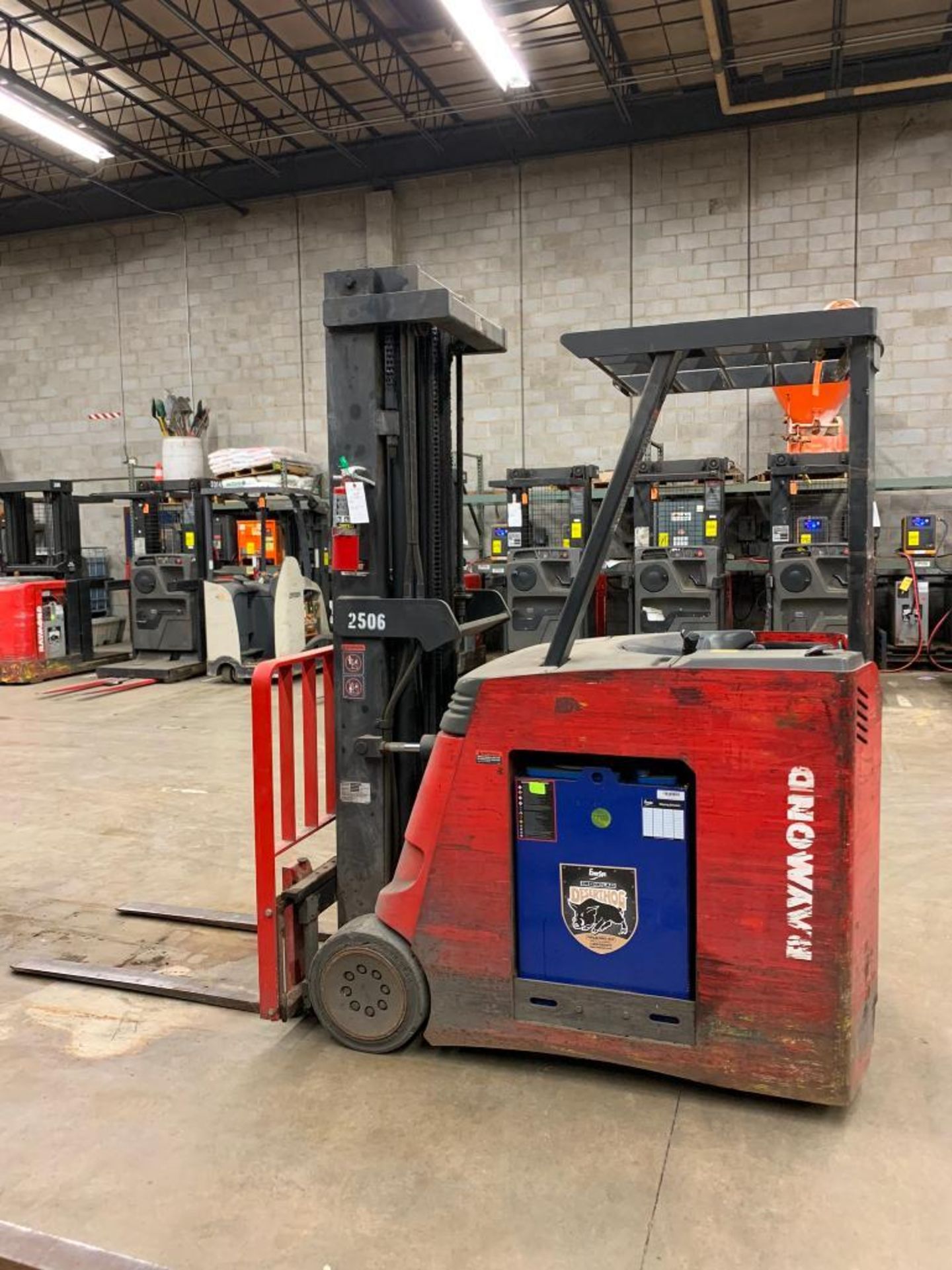 2006 Raymond Electric Standup Forklift, 3,000 lb. Cap., Model R40-C40TT, S/N R40-06-12554, 36 V, 10, - Image 2 of 4