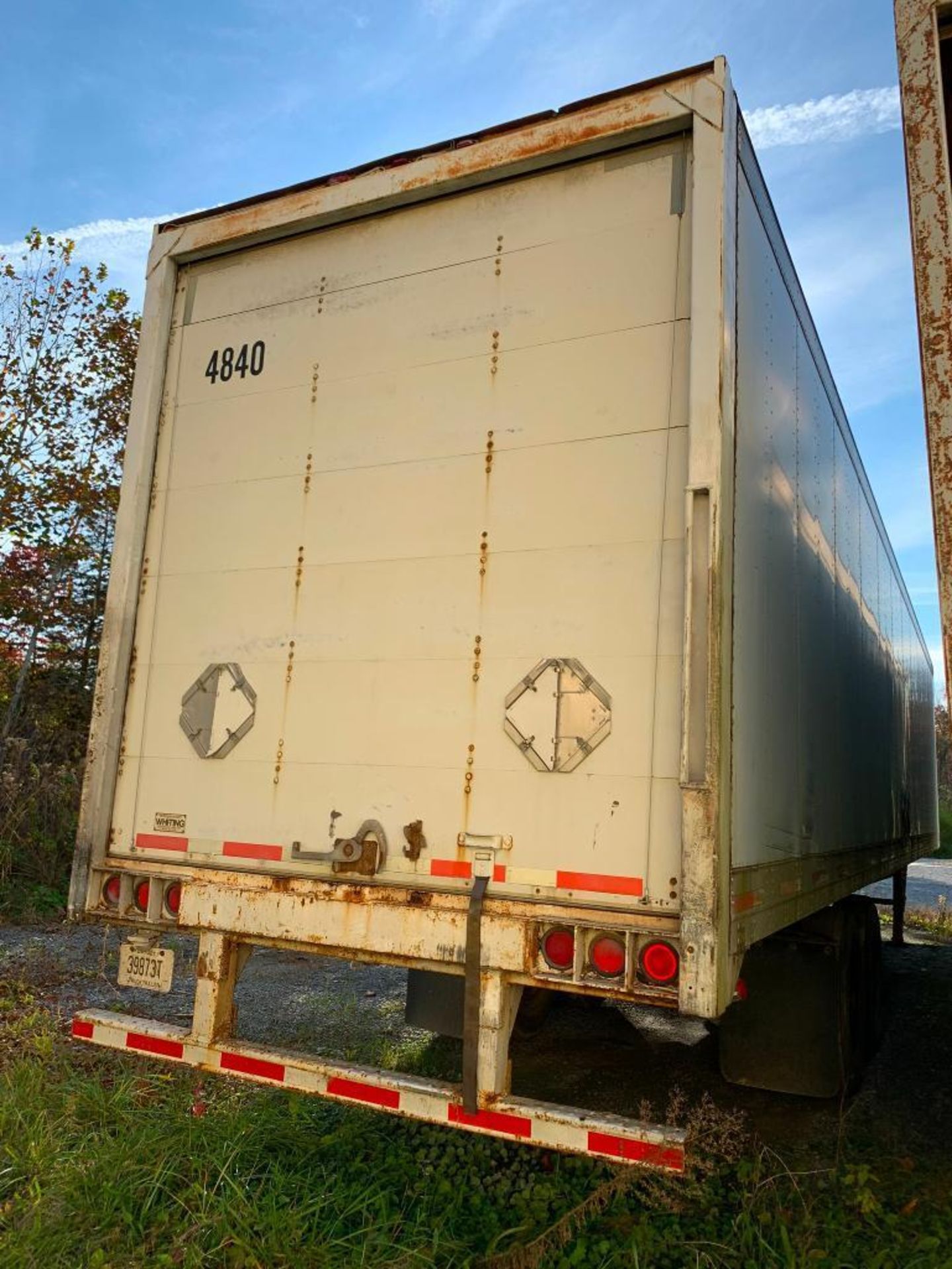 Great Dane Dry Van Trailer, 48', w/ Pallet Content & Steel Material Baskets (Not Road Worthy, Used F - Image 3 of 4