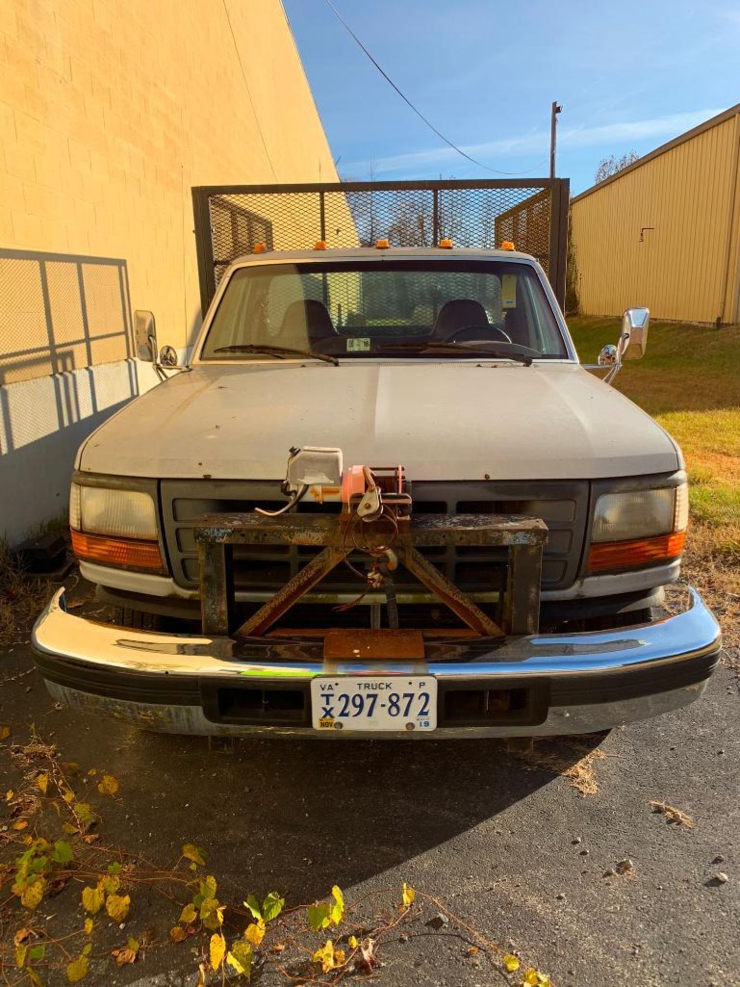 1998 Ford F-350 Pickup Truck, Power Stroke Diesel, Stake Bed, Tandem Axle, w/ Wench, Manual Transmis - Image 2 of 5