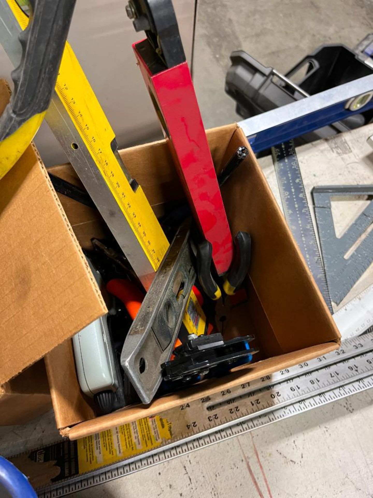 Assorted Hand Tools, Wire Strippers, Squares, Levels - Image 4 of 4