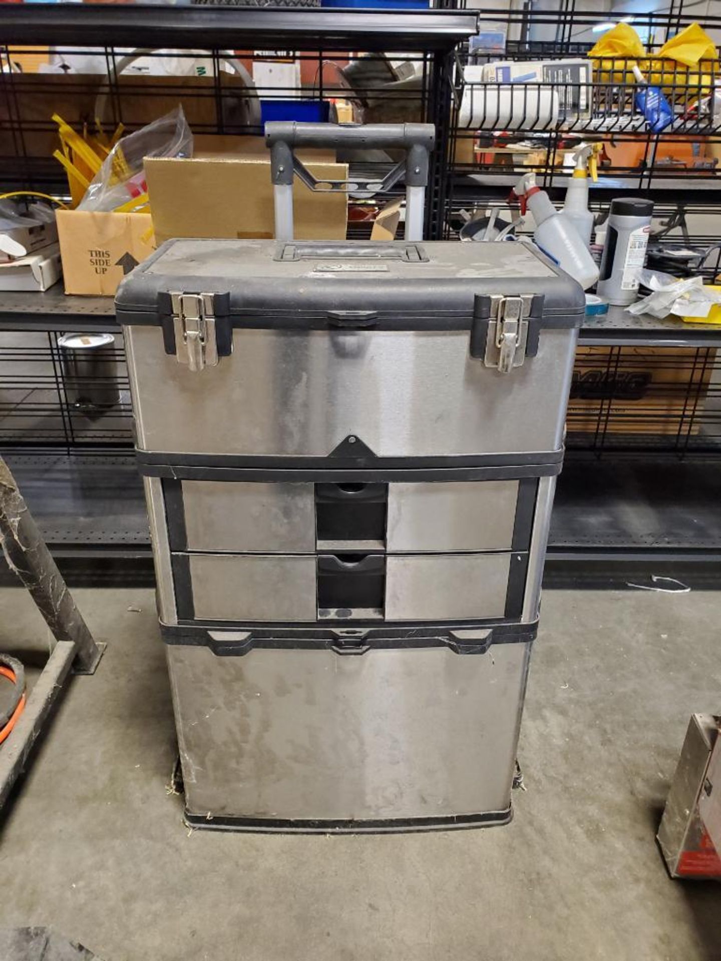 Trinity 3-Part Stainless Rolling Toolbox