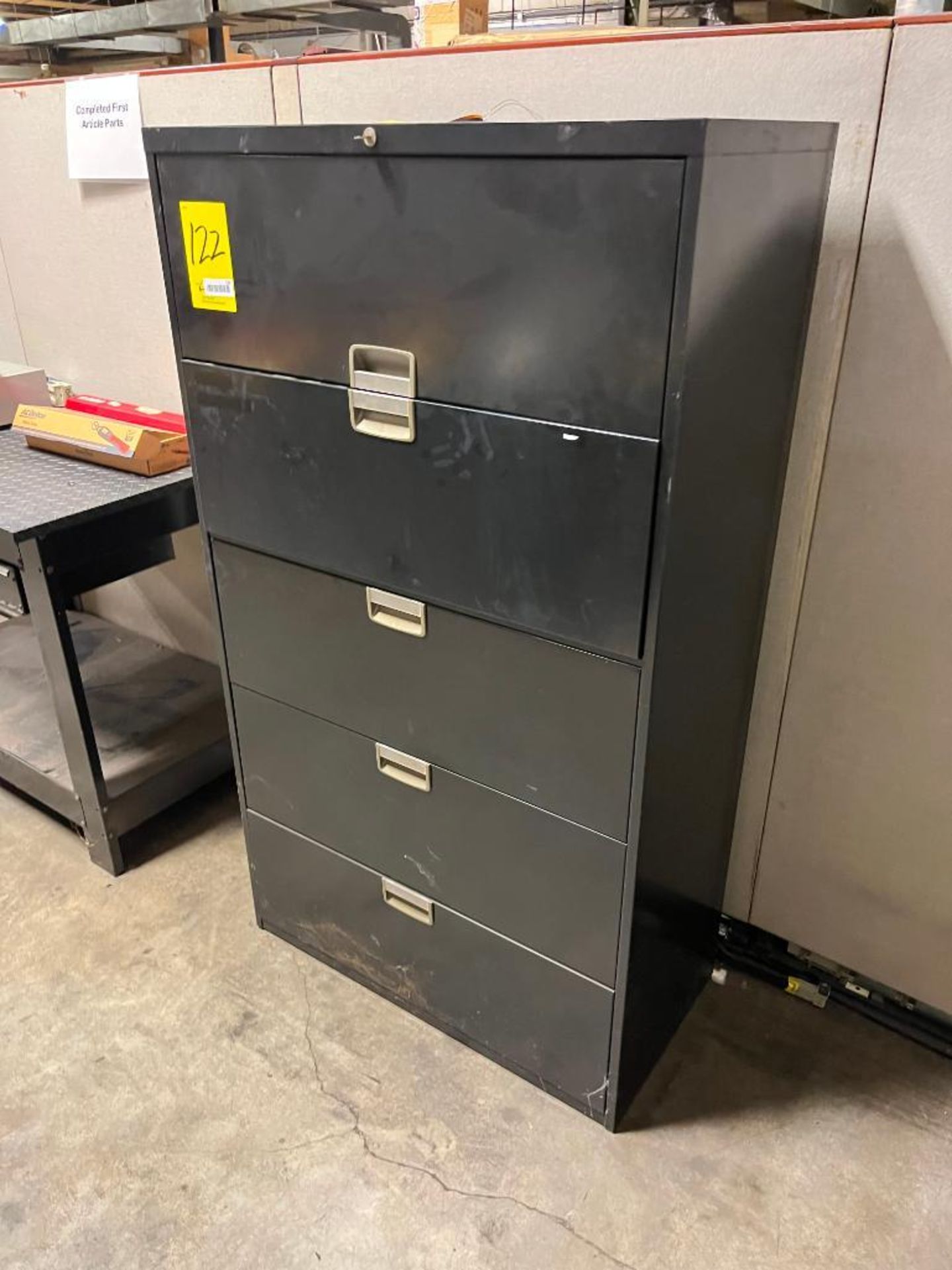 Filing Cabinet & Steel Top Kobalt Workbench