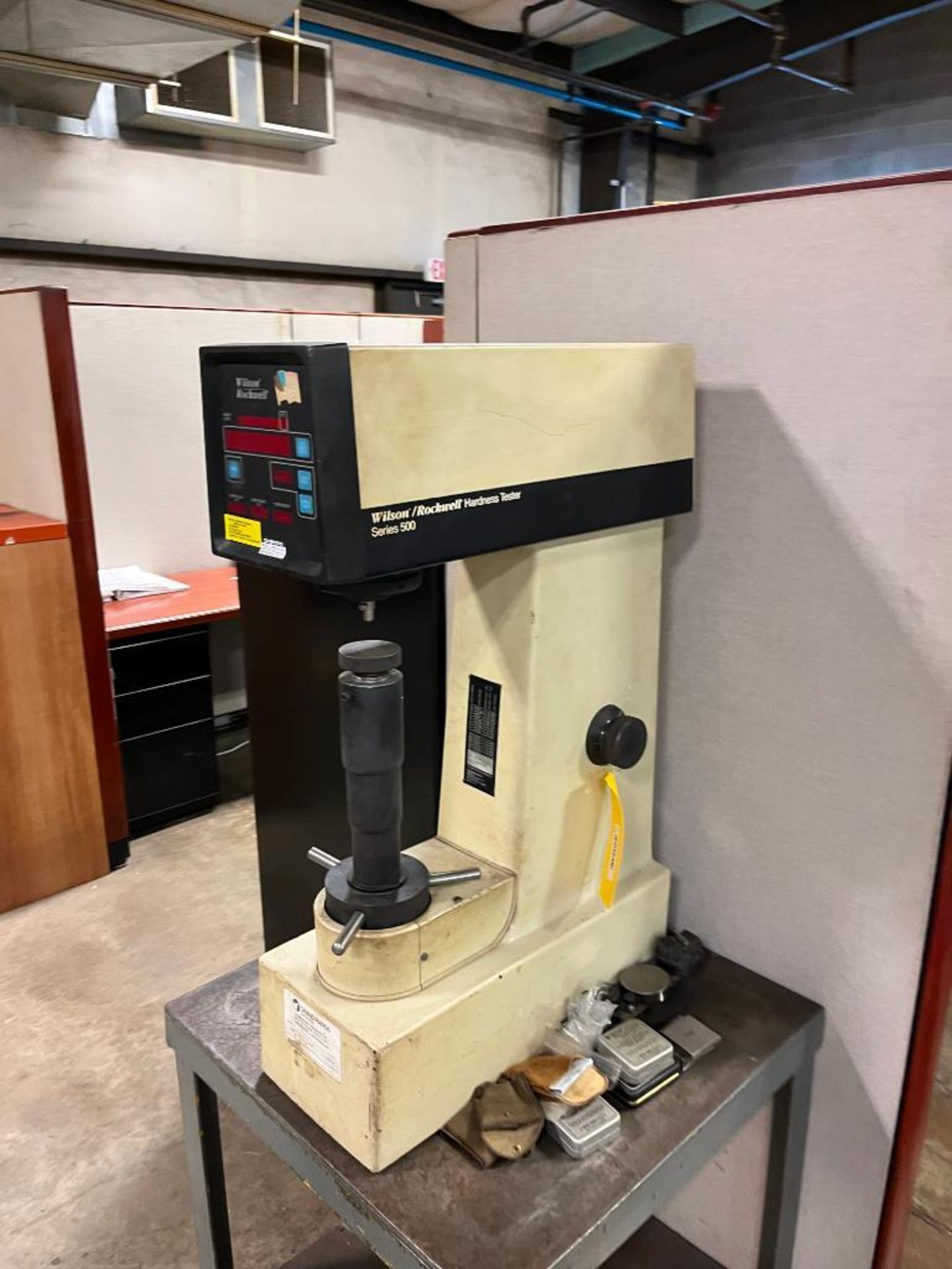 Wilson Rockwell Hardness Tester, Series 500, Model B524-T, S/N 82603807