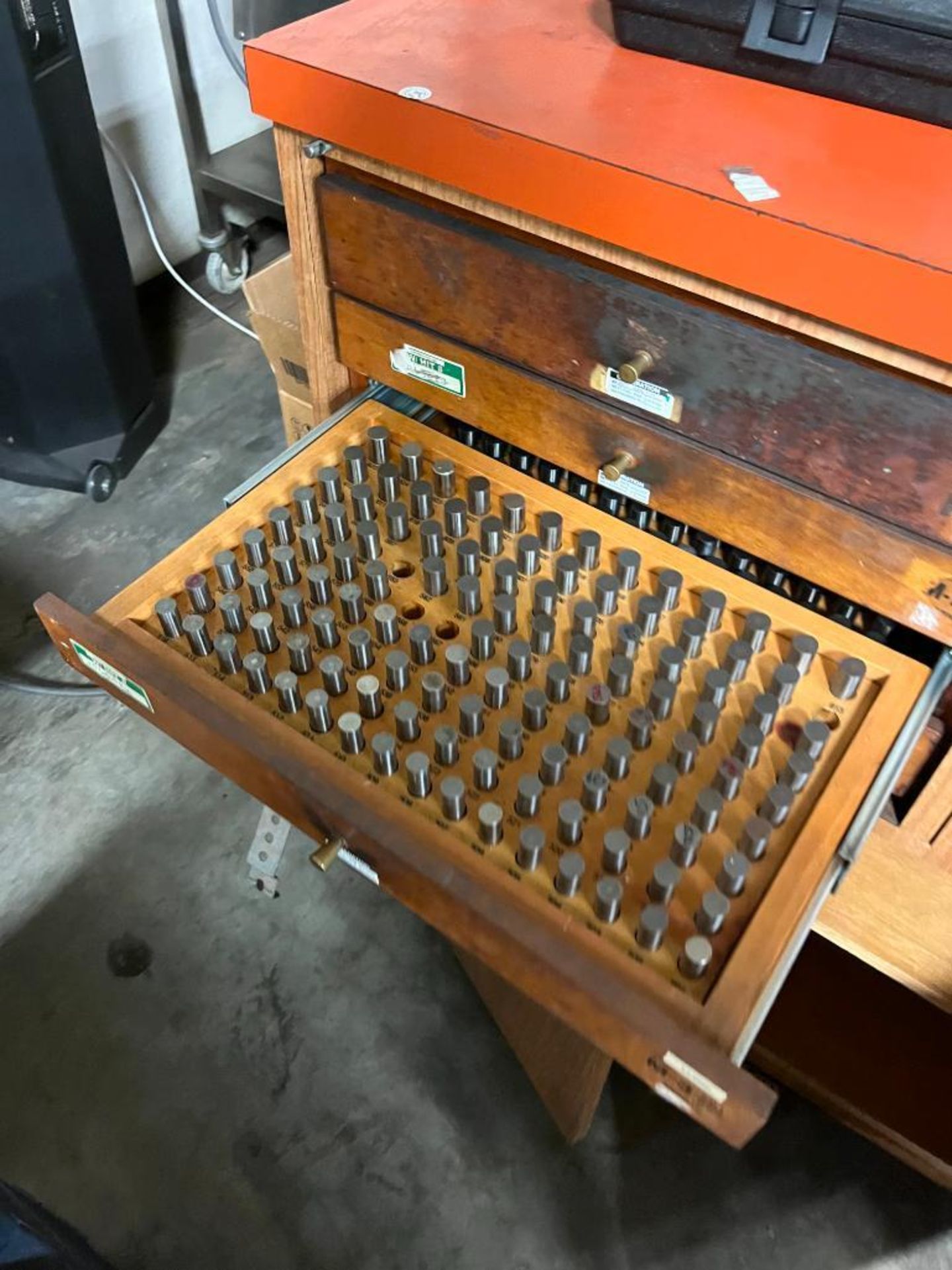 Cabinet w/ Gauge Pin Drawers - Image 4 of 5