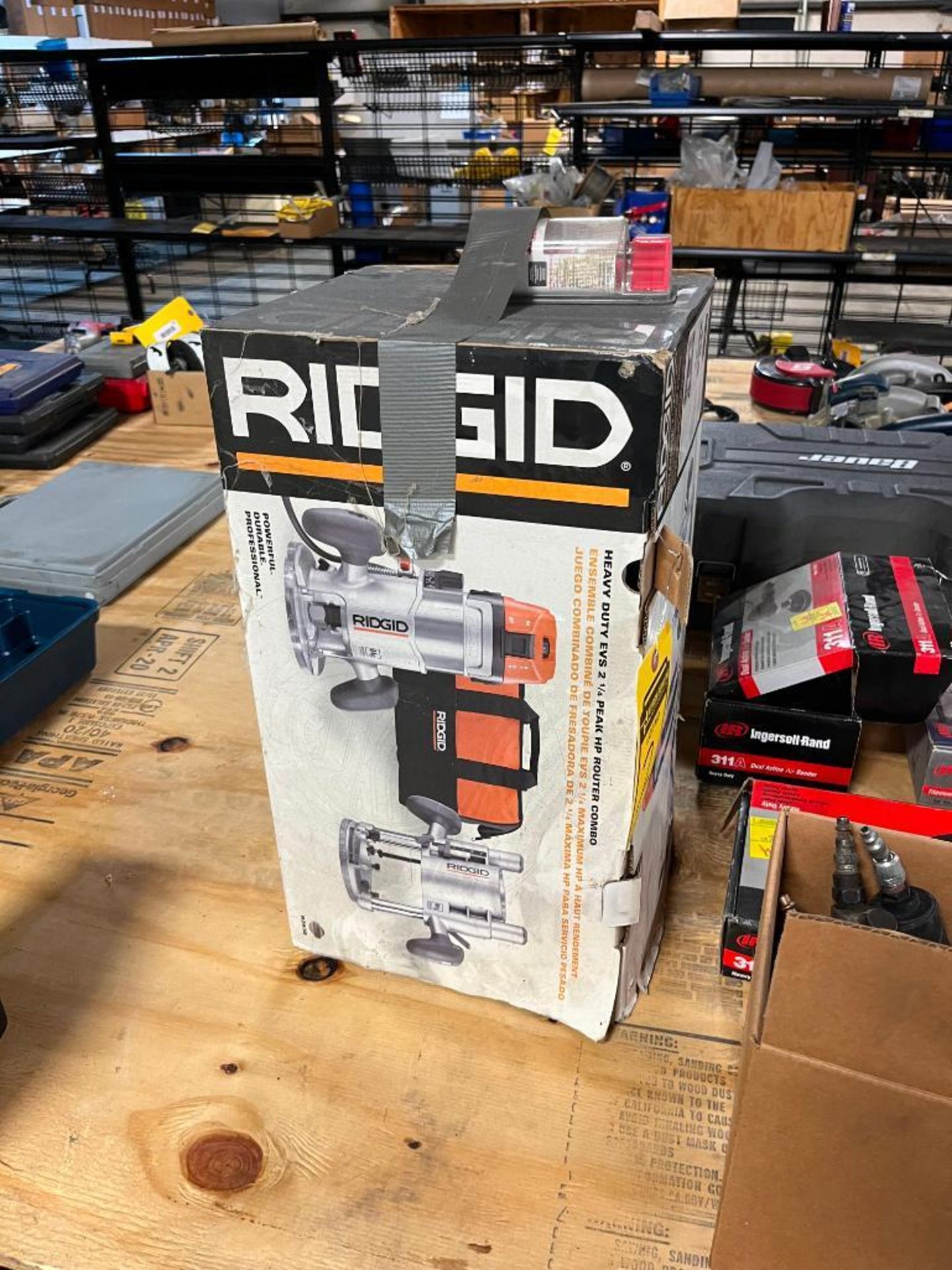 Ridgid Heavy Duty EVS 2-1/4 Peak HP Router Combo