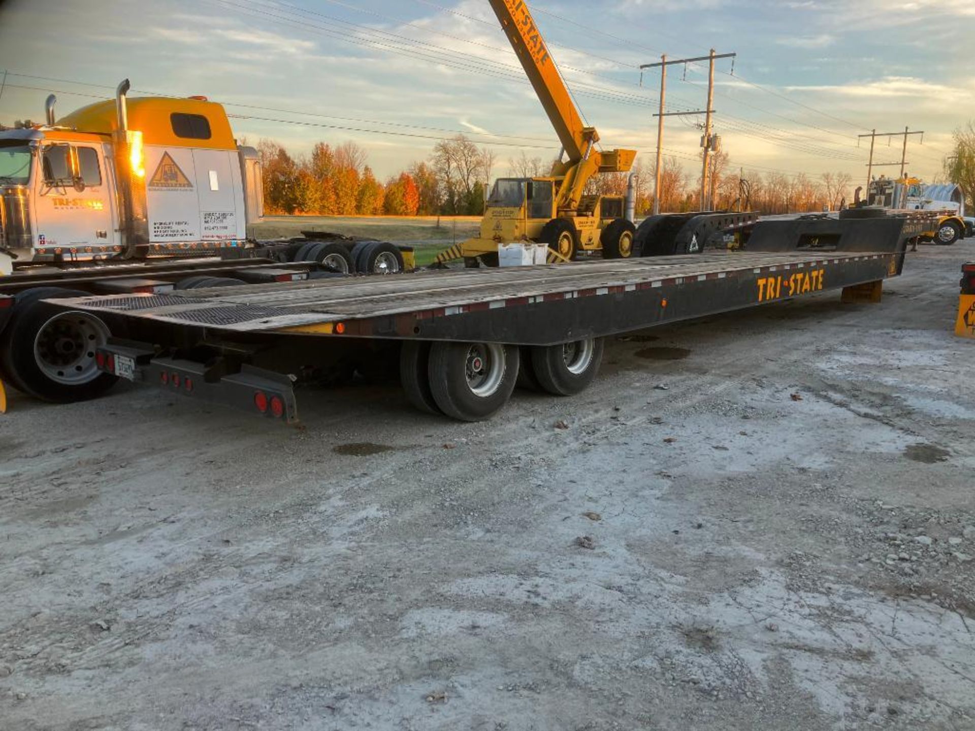 1990 Landoll, Vin 1LH317VH0X1B10070, Tandem Axle, Dock Leveling Rams, Braden 20,000 LB. Winch, 39'9' - Image 3 of 4