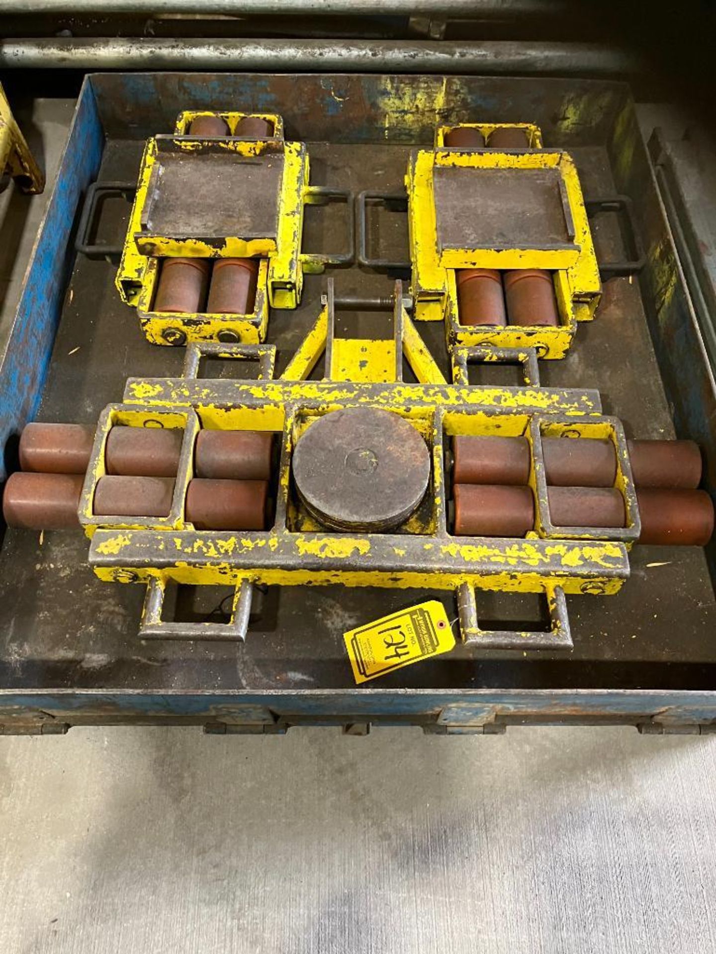 Set of 80,000 LB. Cap. Machine Skates