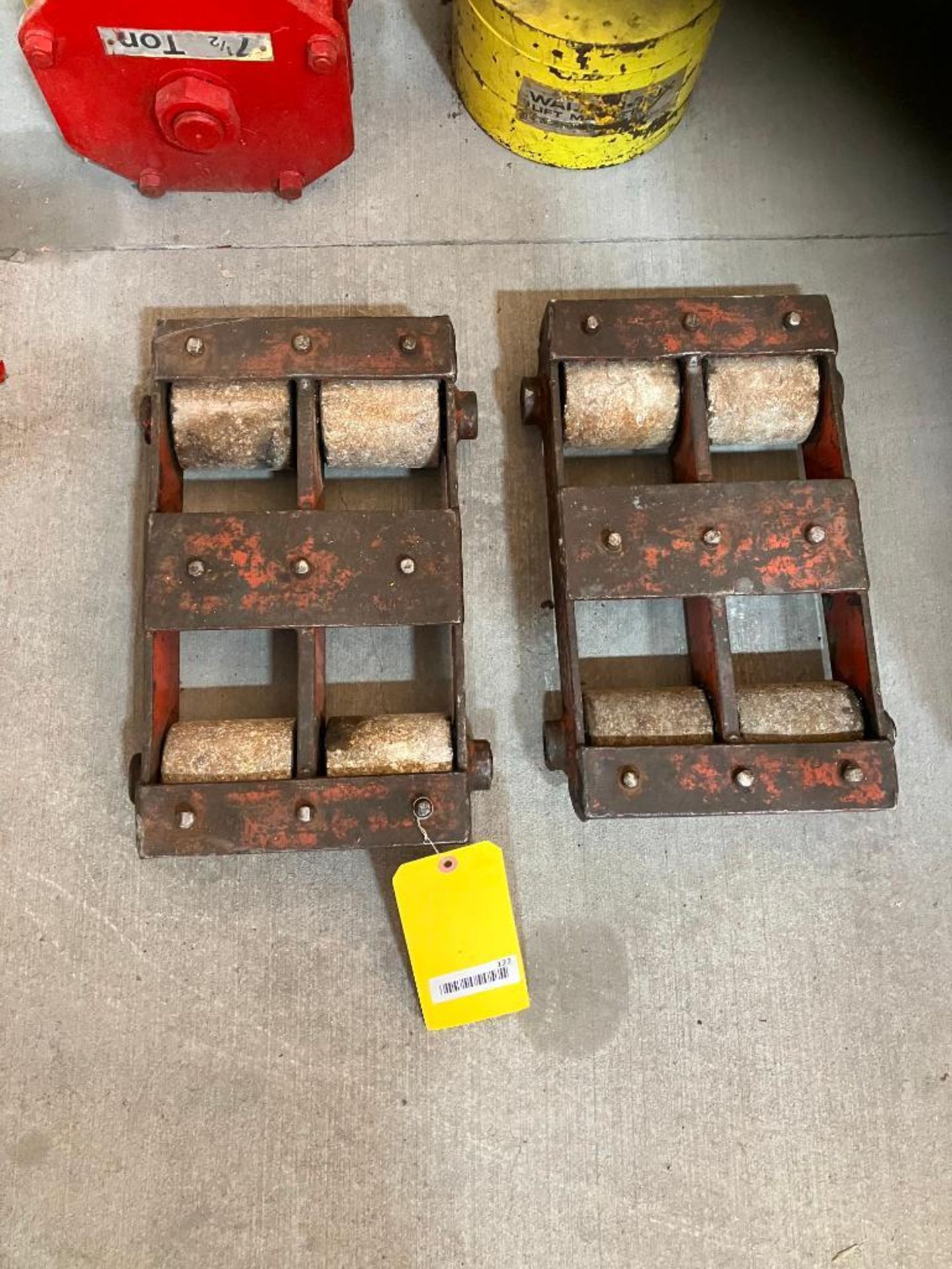 Set of 20,000 LB. Cap. Machine Skates