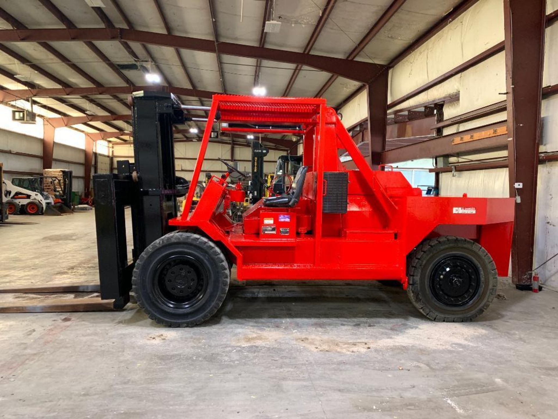 High Reach, Inc. 80,000 lb. Capacity Forklift, Model HRI-RIGGER-80K, s/n HRI-3-3011469, LPG, (2) Rem