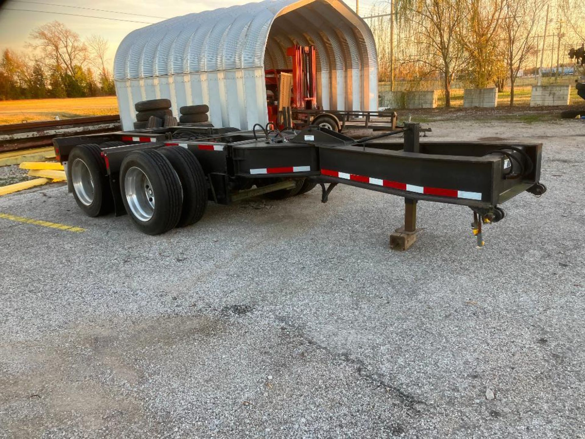 2004 Trail King Double Drop AGN Tri-Axle Trailer, Vin 1TKJ053384M057044, Model TK110HDG-533 CONC, Lo