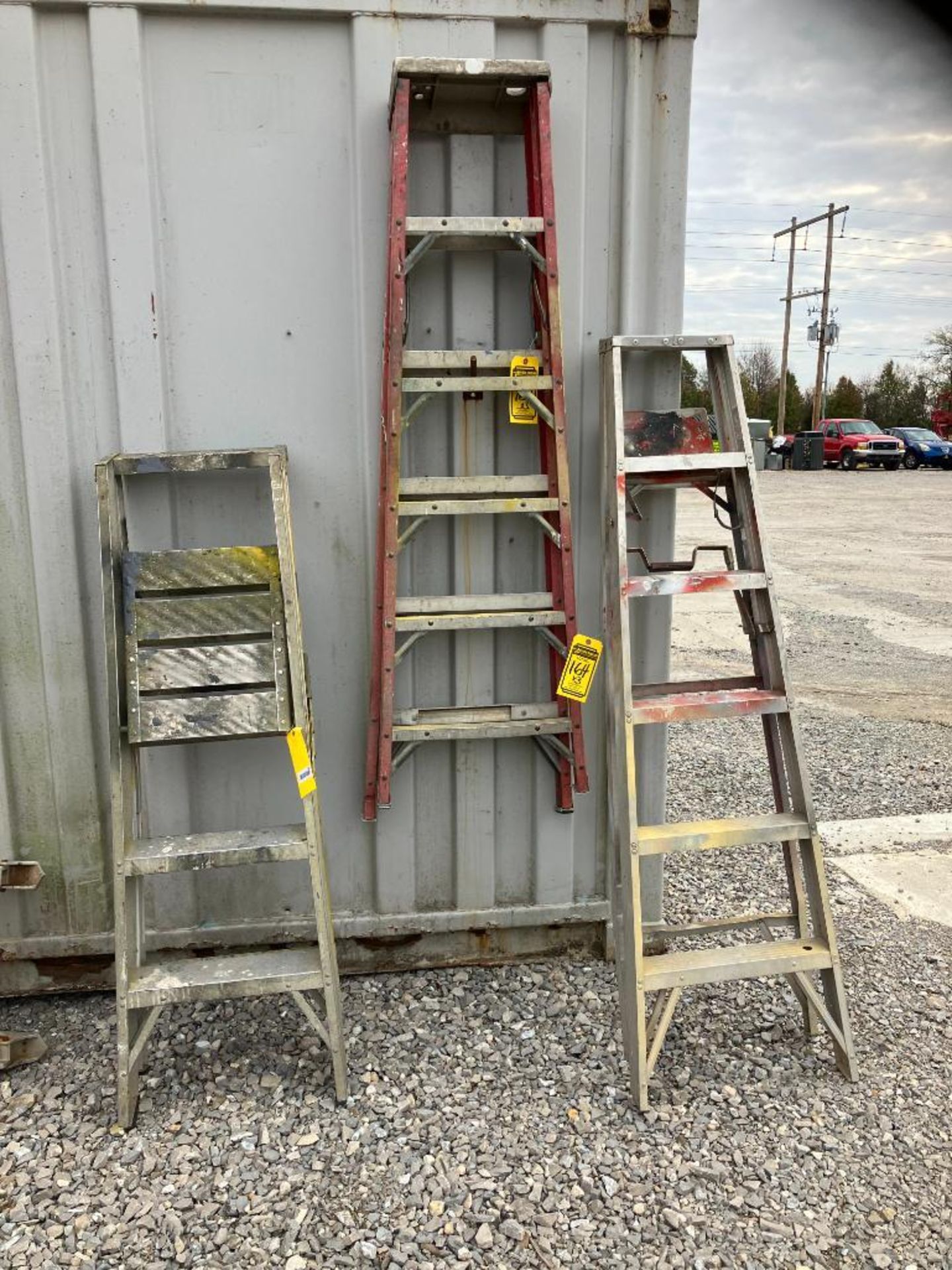 (3) Step Ladders; 6' Werner, 6' Aluminum, & 4' Aluminum