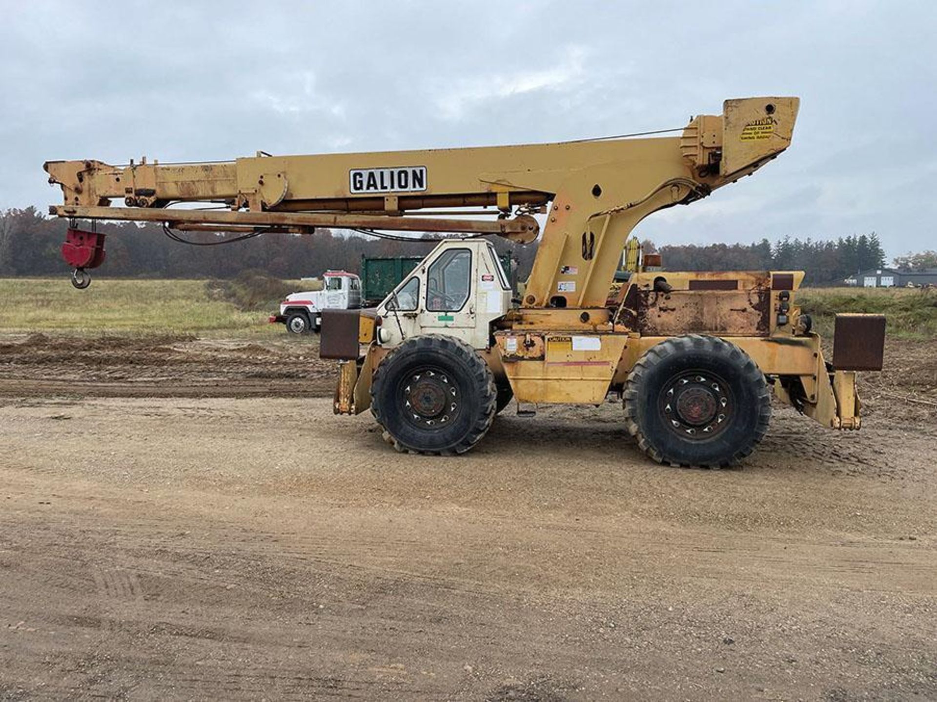 Galion 125A Rough Terrain Crane, S/N 8717, Detroit Diesel Engine, Model 50335001, 12.5-Ton Cap., Jib