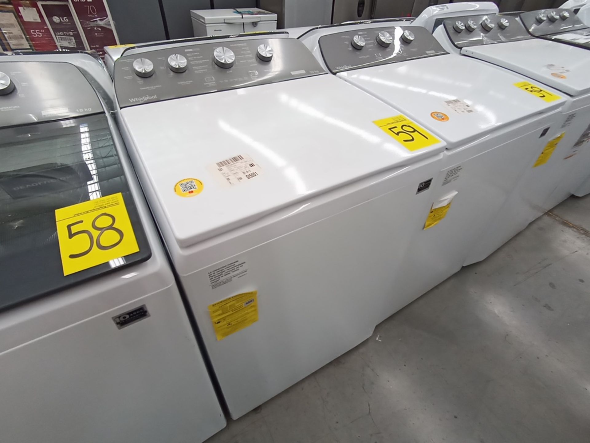 Lote de 3 Lavadoras contiene: 1 Lavadora de 20KG, Marca Whirlpool, Modelo 8MWTW2024MJMD, Serie HLA3 - Image 9 of 13