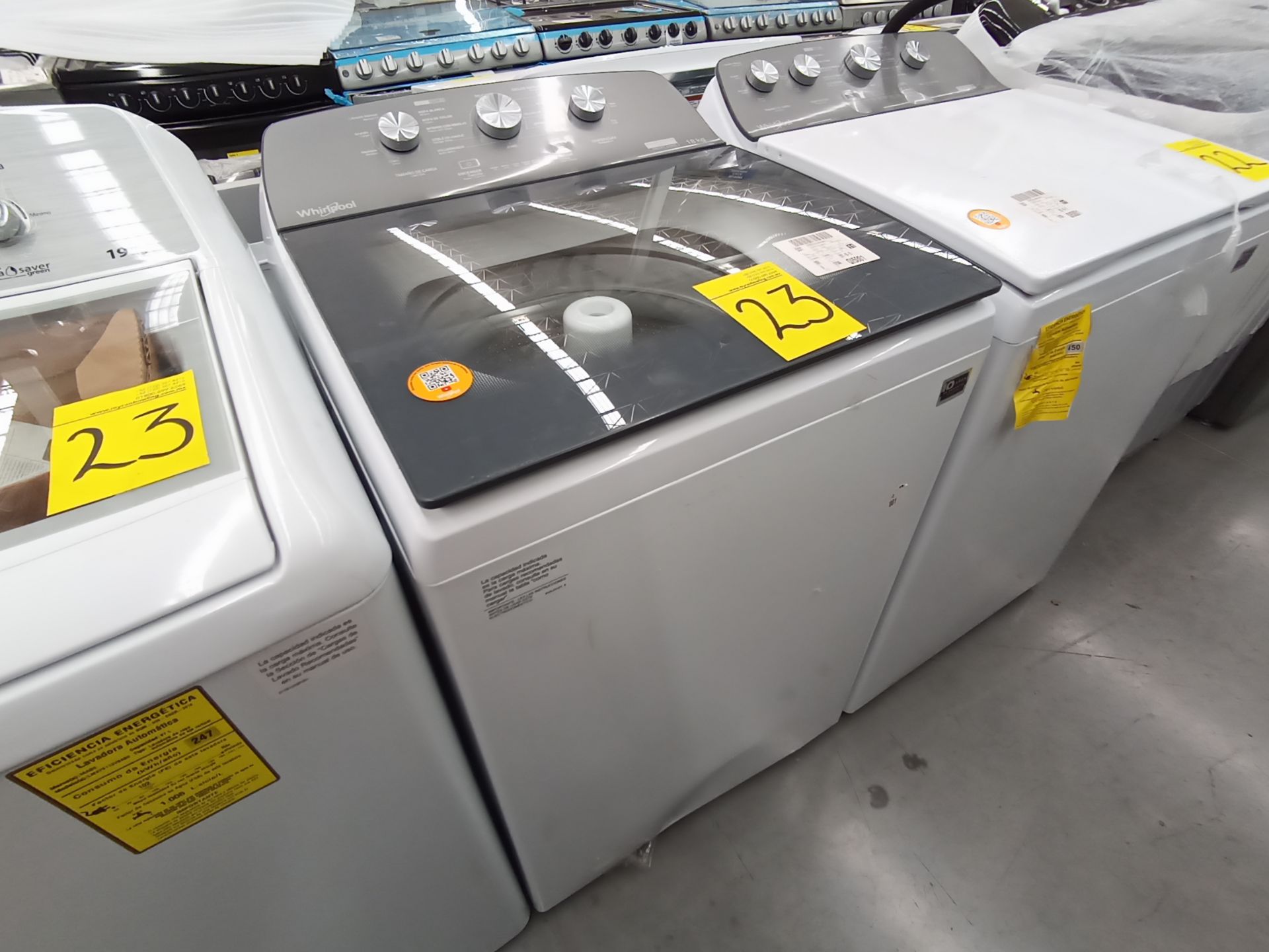 Lote de 3 Lavadoras contiene: 1 Lavadora de 18KG, Marca Whirlpool, Modelo 8MWTW1823WJMD, Serie HLA4 - Image 2 of 9