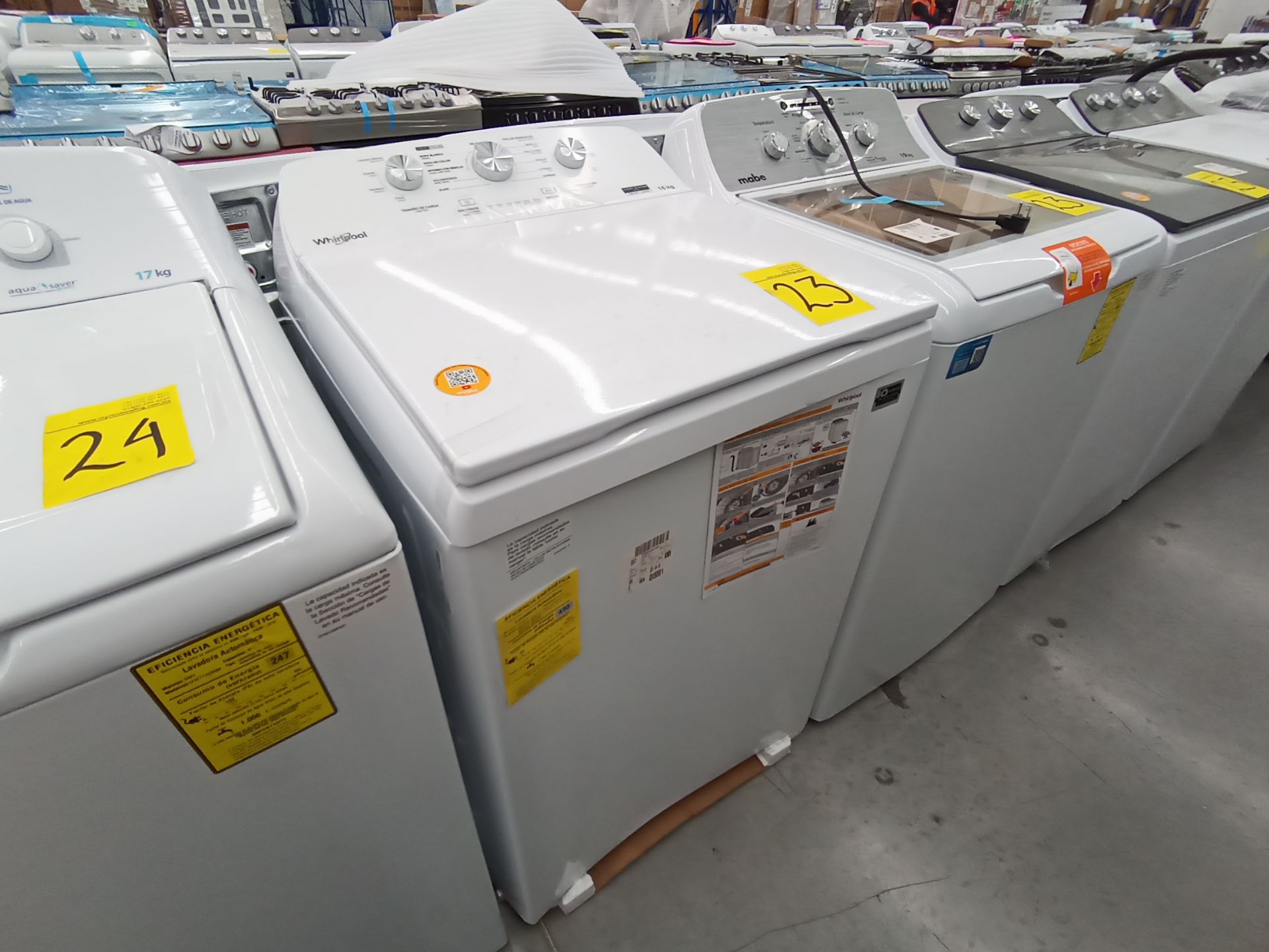 Lote de 3 Lavadoras contiene: 1 Lavadora de 18KG, Marca Whirlpool, Modelo 8MWTW1823WJMD, Serie HLA4 - Image 8 of 9