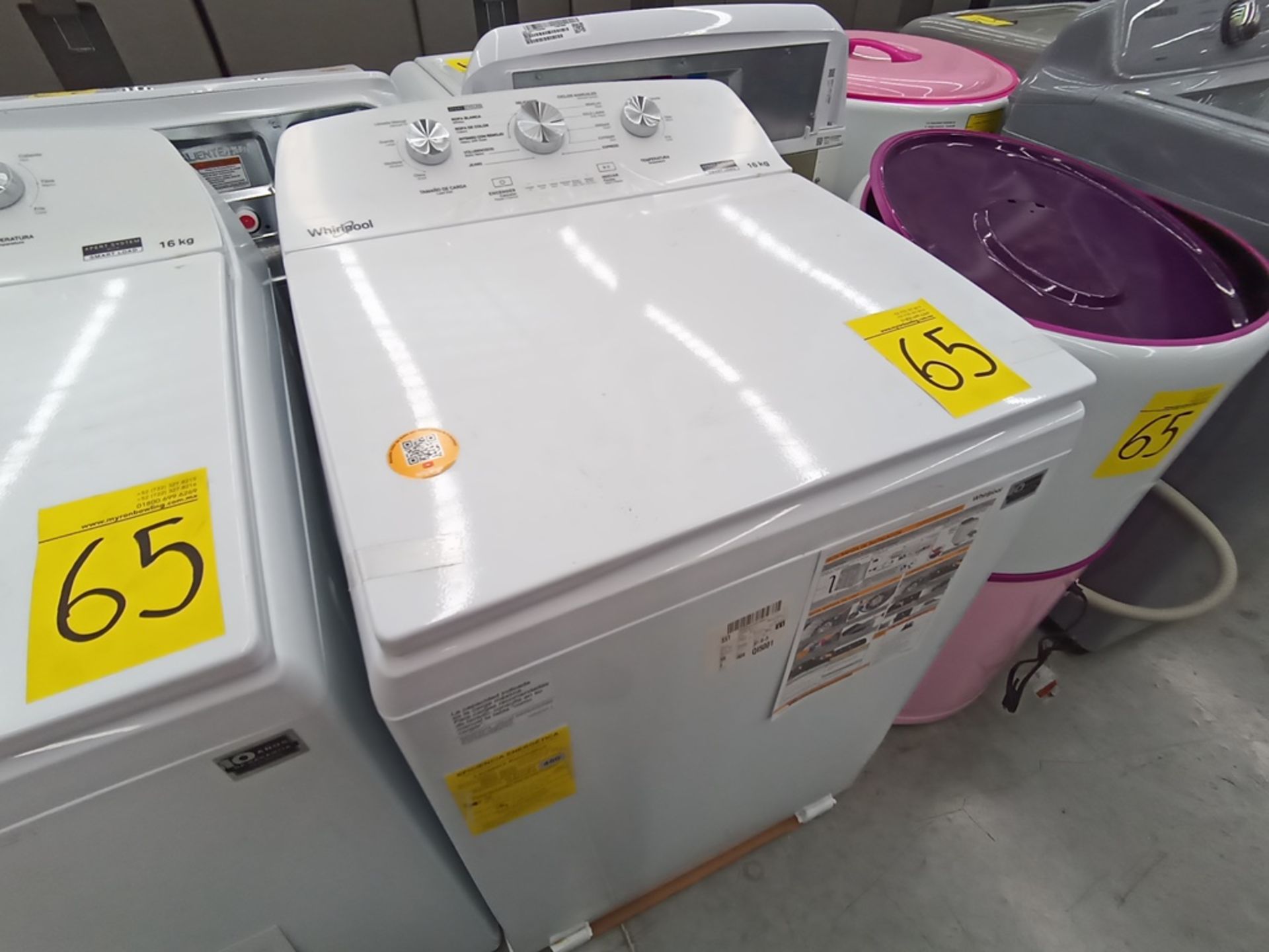 Lote de 3 Lavadoras contiene: 1 Lavadora de 16KG, Marca Whirlpool, Modelo 8MWTW1613MJQD, Serie HLA2 - Image 2 of 14