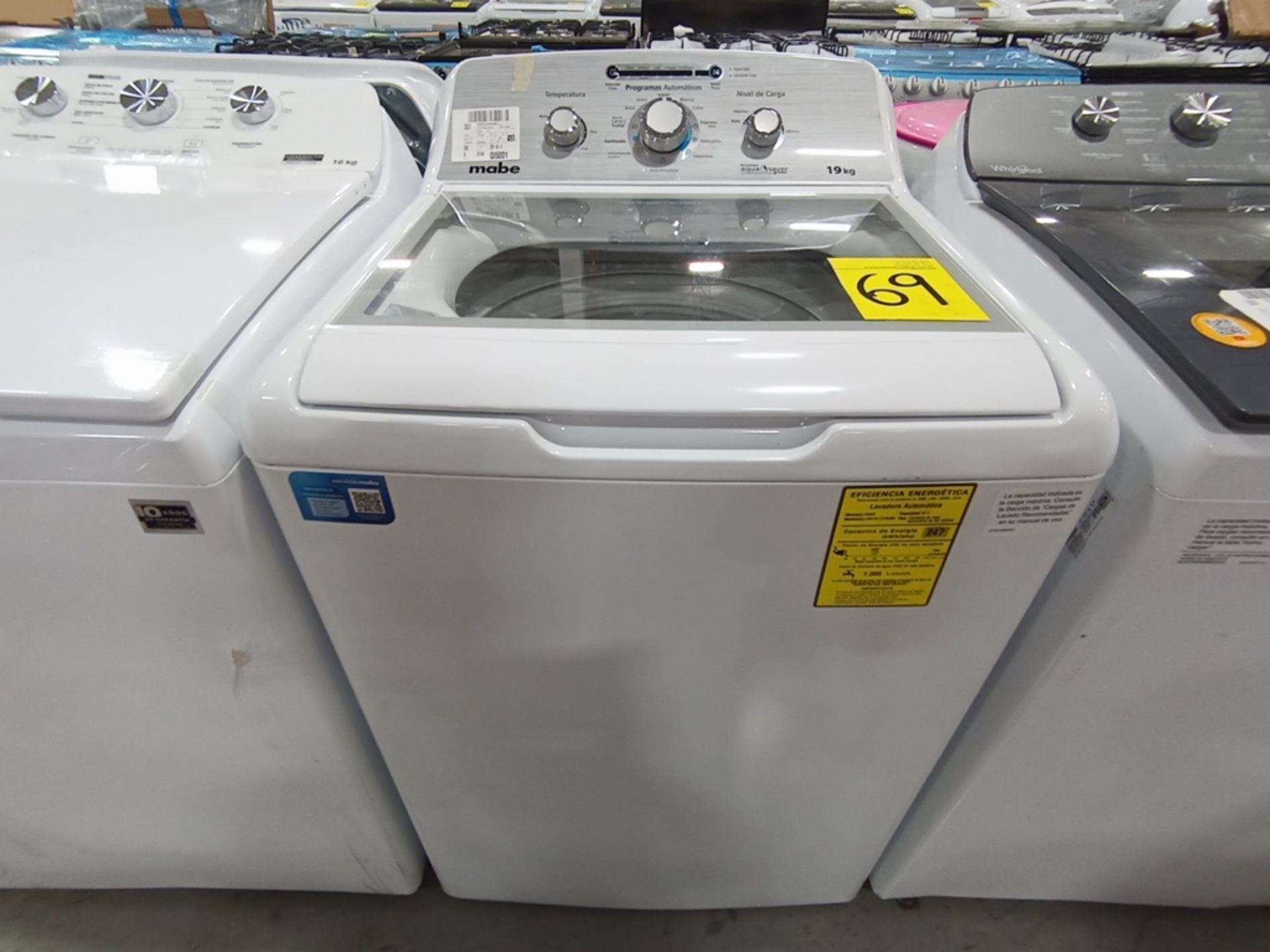 Lote de 3 Lavadoras contiene: 1 Lavadora de 18KG, Marca Whirlpool, Modelo 8MWTW1823WJMD, Serie HLA2 - Image 7 of 13