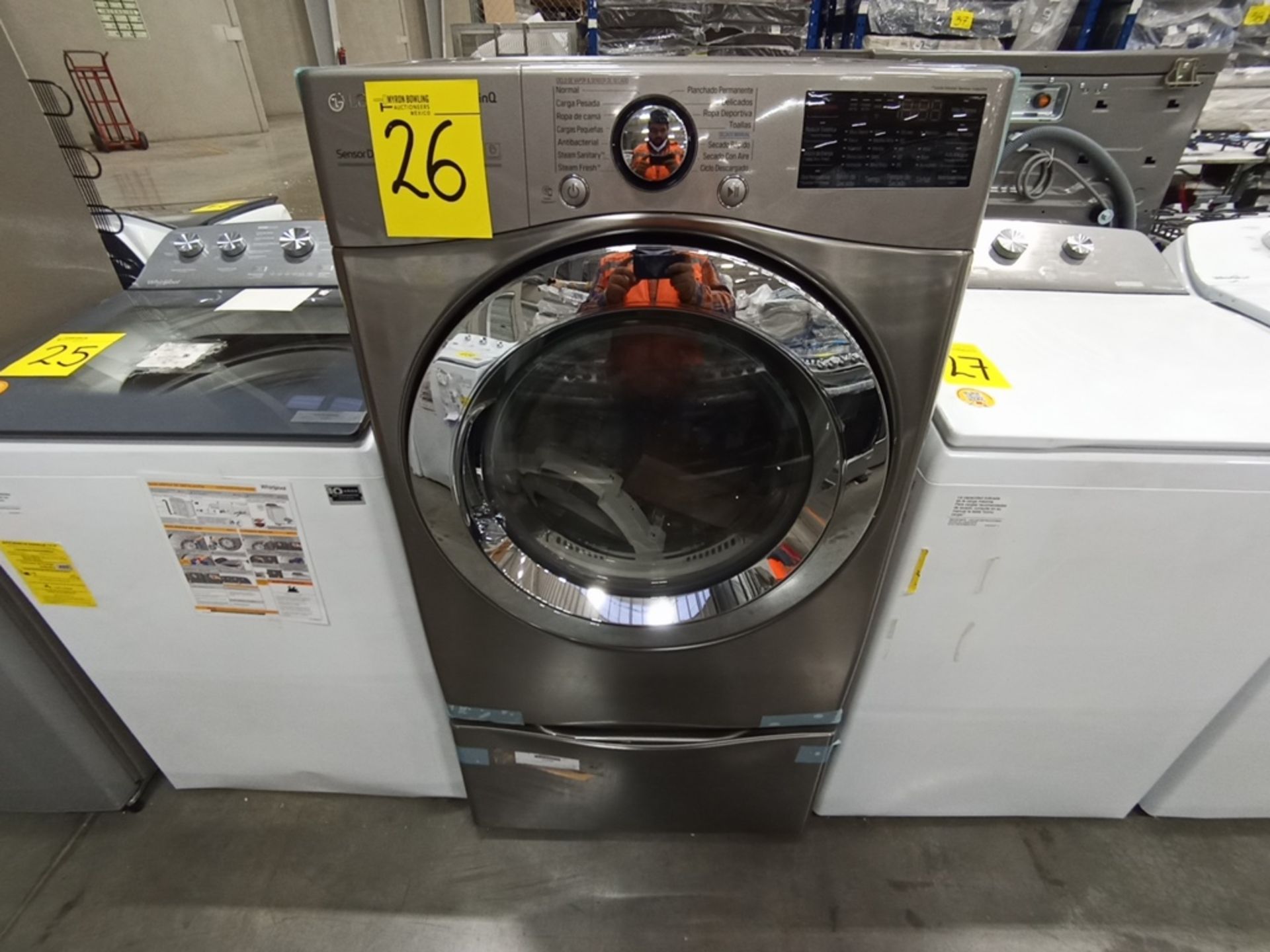 Lote de 2 Piezas contiene: 1 Lavadora de 16KG, Marca Whirlpool, Modelo 8MWTW1613MJQD, Serie HLA2952 - Image 6 of 8