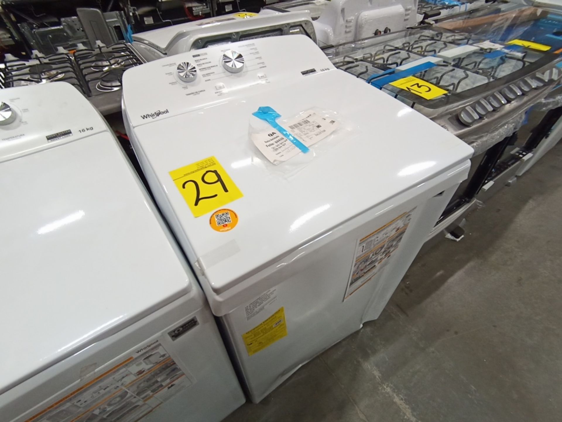 Lote de 2 lavadoras contiene: 1 Lavadora de 16 KG, Marca Whirlpool, Modelo 8MWTW1612MJQ0, Serie HLA - Image 3 of 16