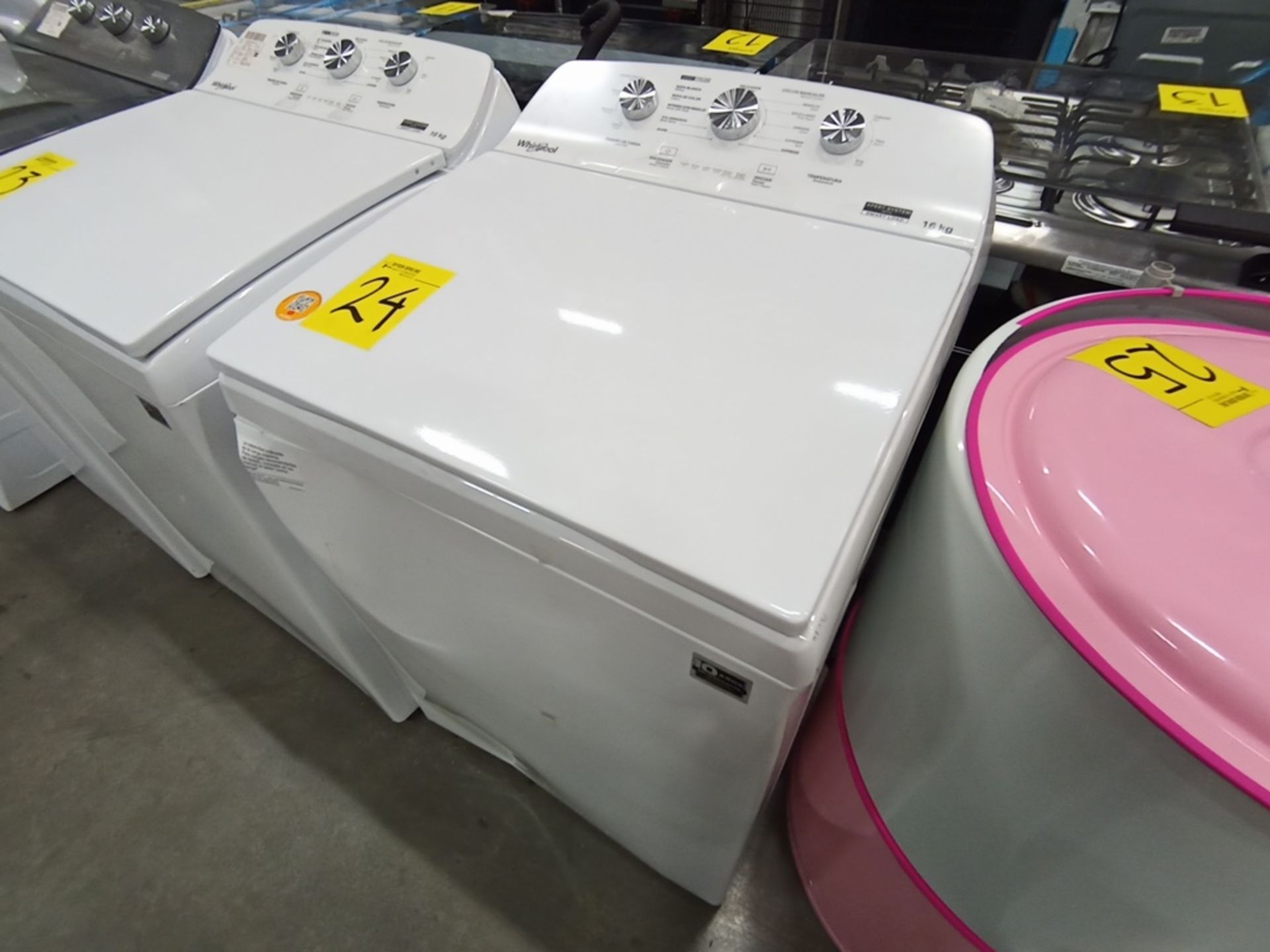 Lote de 3 lavadoras contiene: 1 Lavadora de 16KG, Marca Whirlpool, Modelo 8MWTW1613MJQD, Serie HLA3 - Image 10 of 25