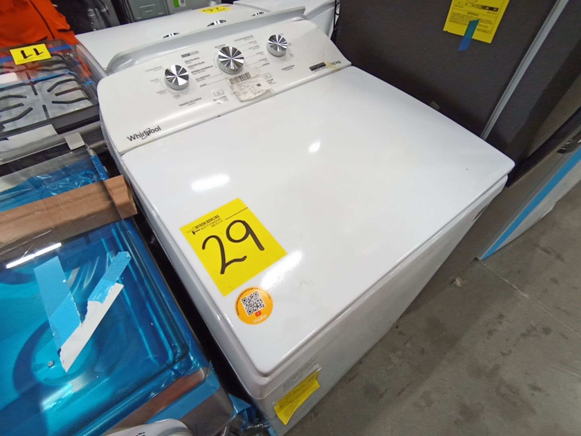 Lote de 2 lavadoras contiene: 1 Lavadora de 16 KG, Marca Whirlpool, Modelo 8MWTW1612MJQ0, Serie HLA - Image 12 of 16