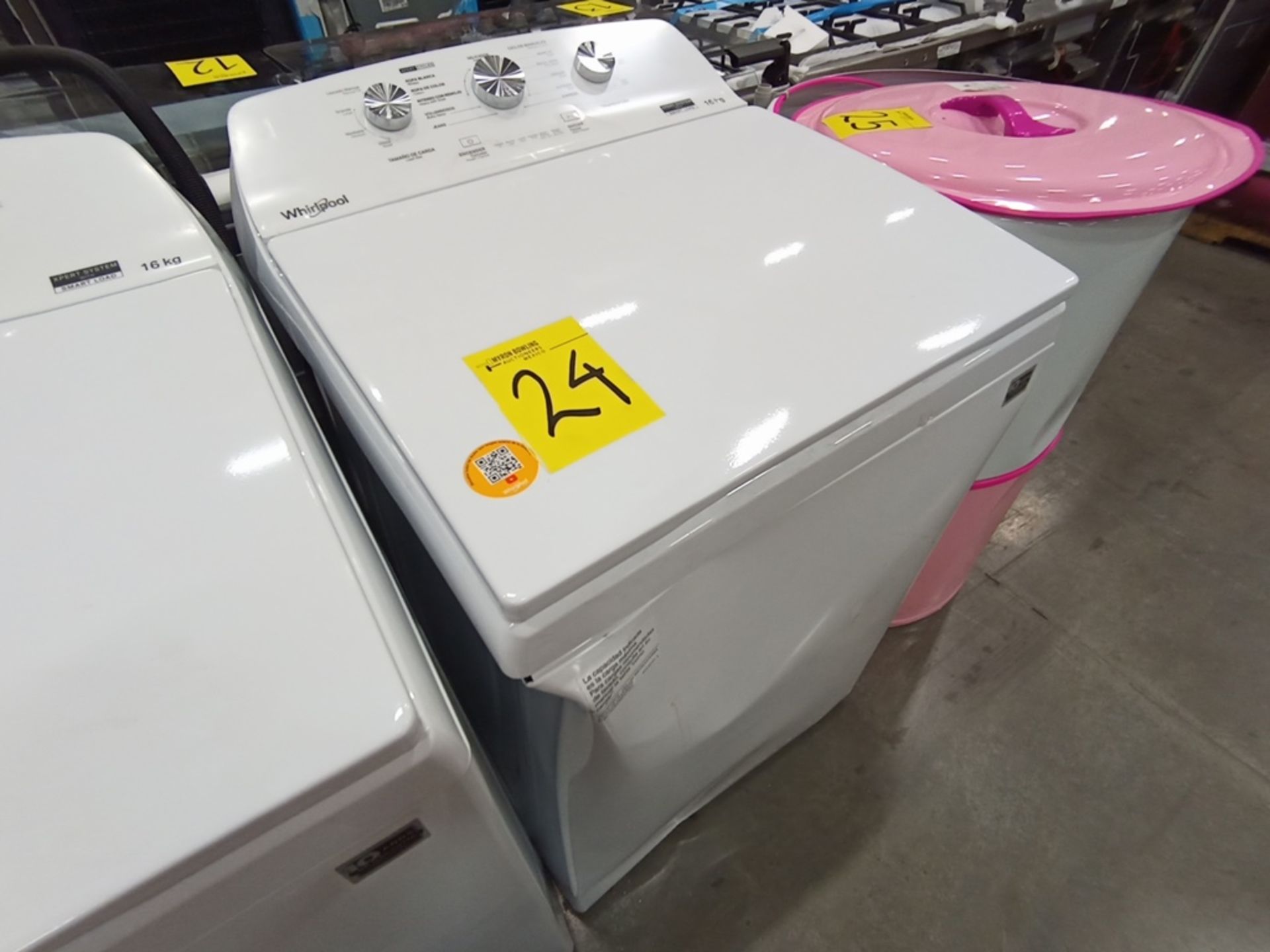 Lote de 3 lavadoras contiene: 1 Lavadora de 16KG, Marca Whirlpool, Modelo 8MWTW1613MJQD, Serie HLA3 - Image 13 of 25