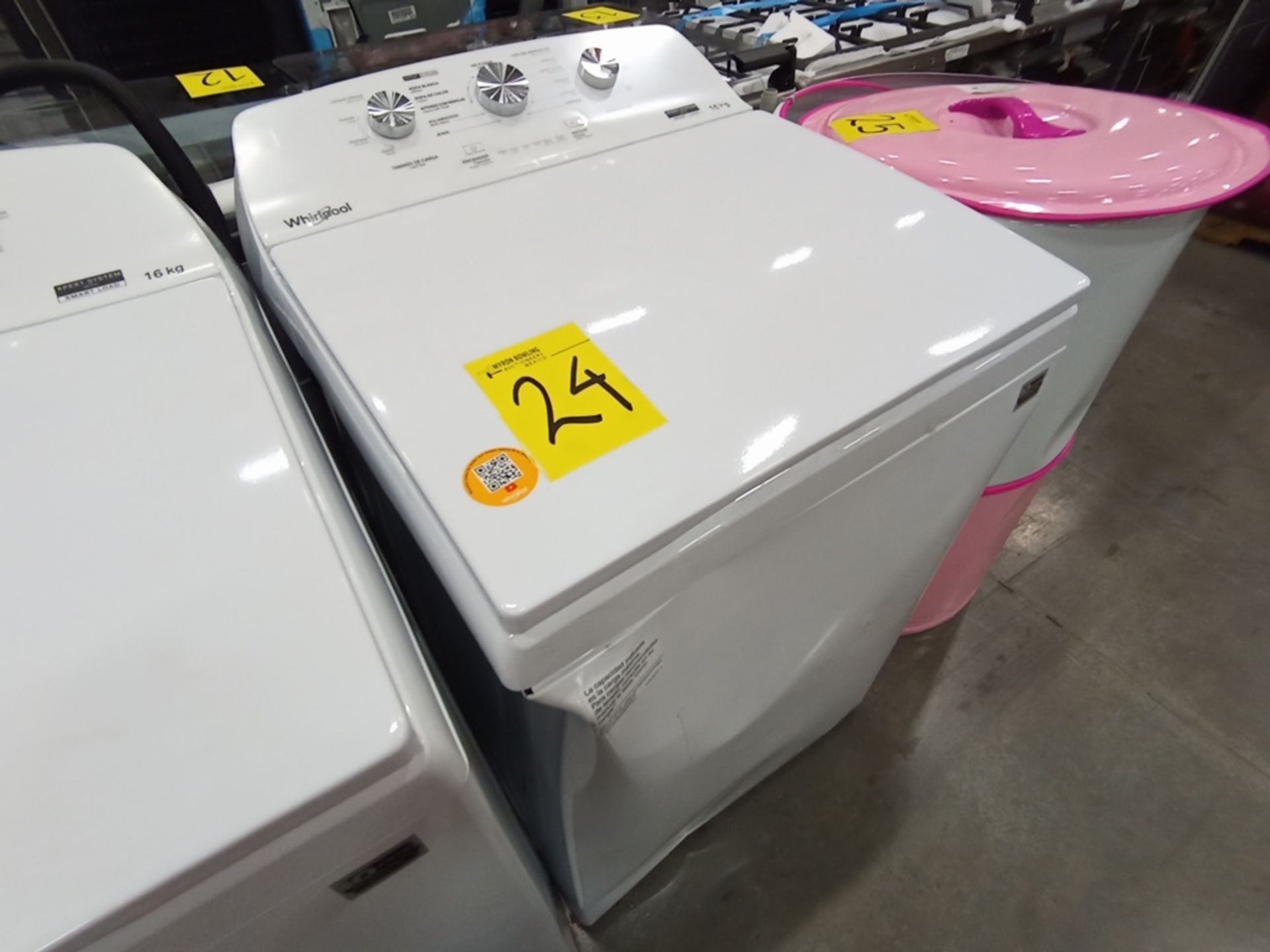 Lote de 3 lavadoras contiene: 1 Lavadora de 16KG, Marca Whirlpool, Modelo 8MWTW1613MJQD, Serie HLA3 - Image 12 of 25