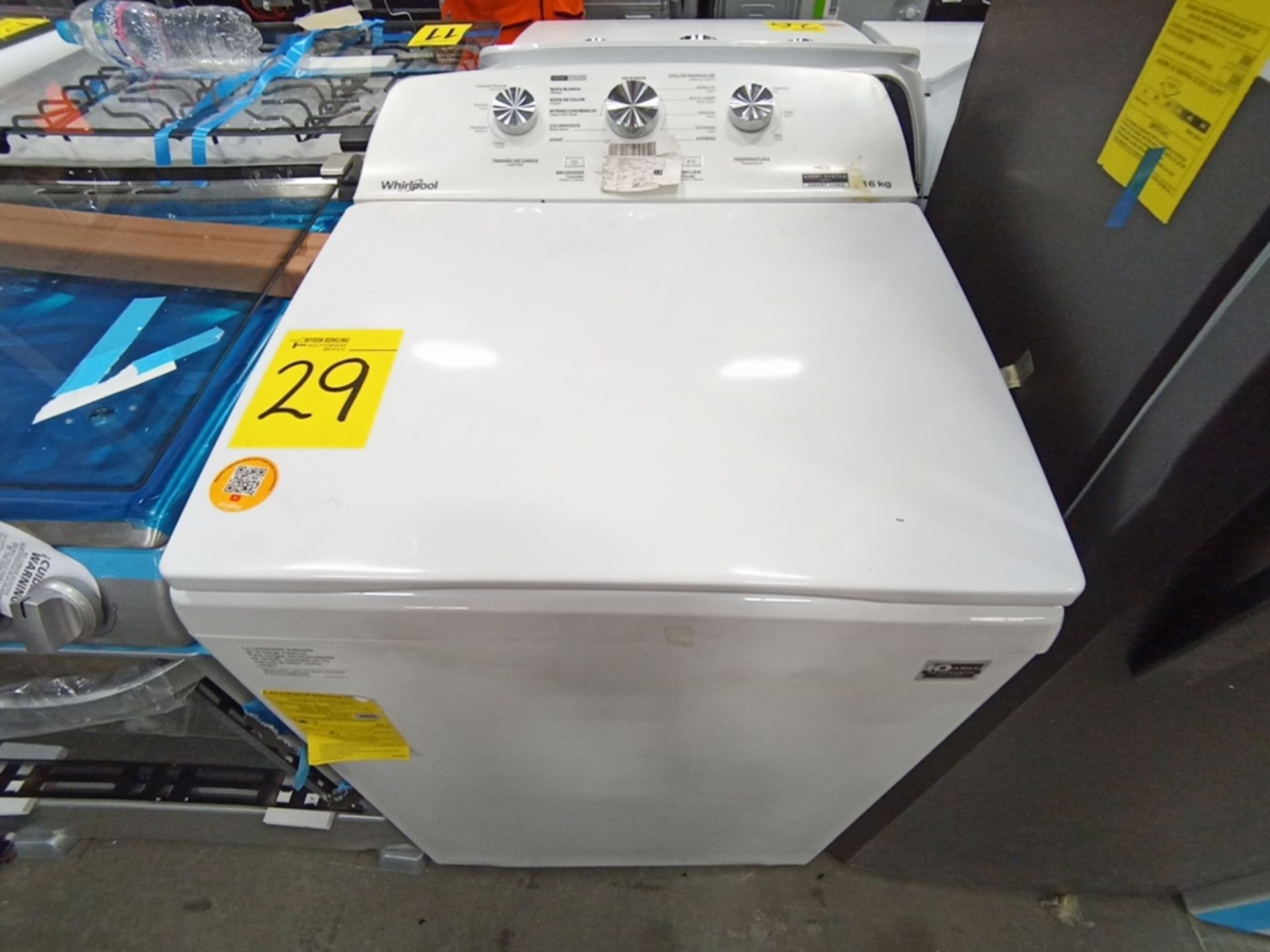 Lote de 2 lavadoras contiene: 1 Lavadora de 16 KG, Marca Whirlpool, Modelo 8MWTW1612MJQ0, Serie HLA - Image 14 of 16