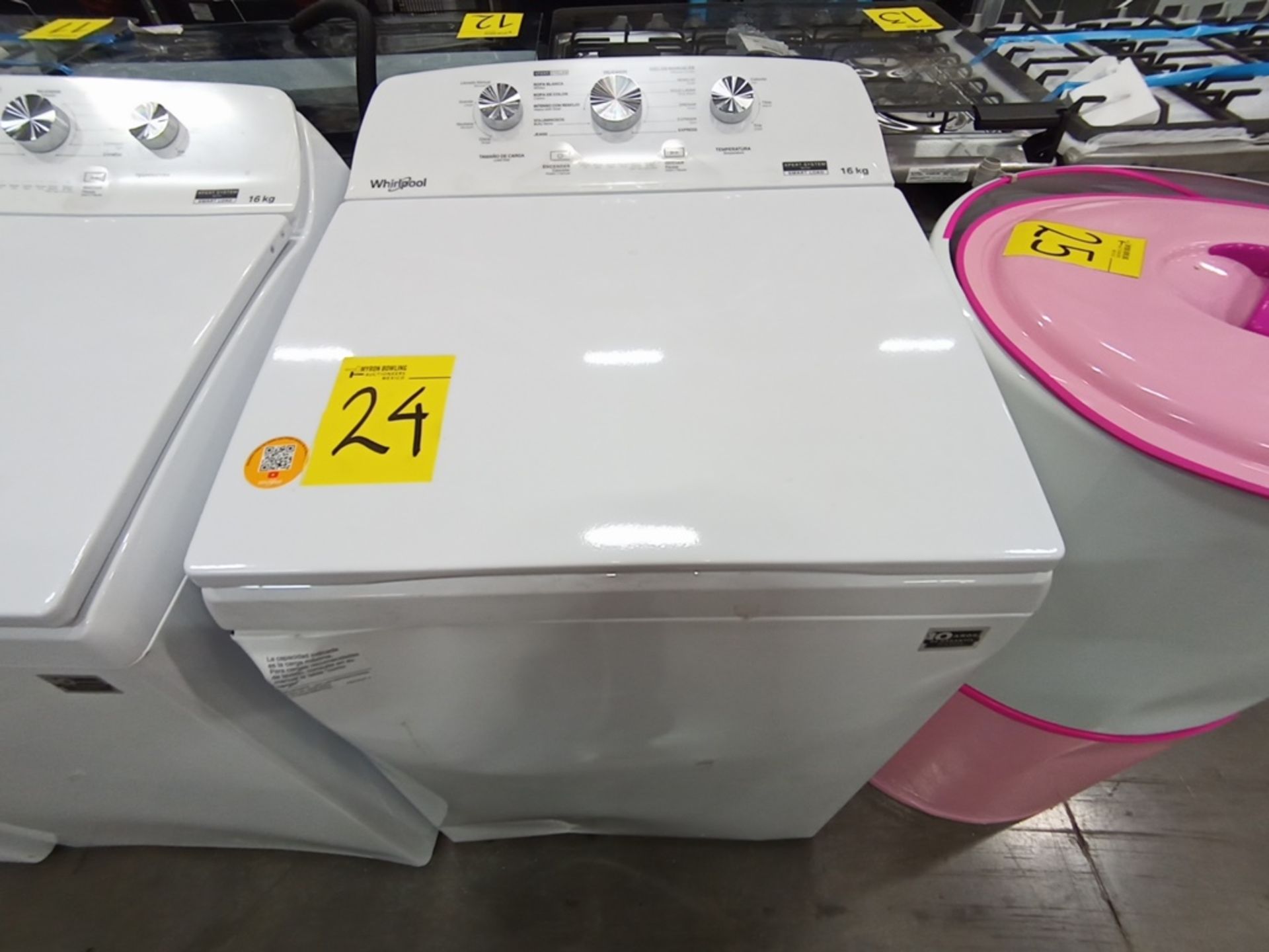 Lote de 3 lavadoras contiene: 1 Lavadora de 16KG, Marca Whirlpool, Modelo 8MWTW1613MJQD, Serie HLA3 - Image 14 of 25