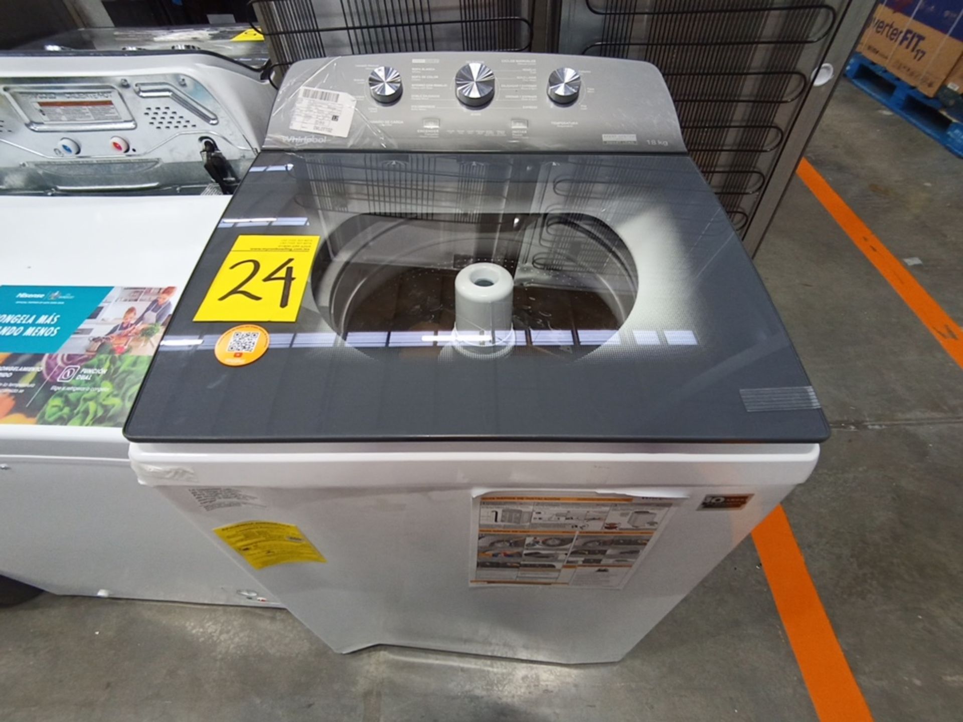 Lote de 3 lavadoras contiene: 1 Lavadora de 16KG, Marca Whirlpool, Modelo 8MWTW1613MJQD, Serie HLA3 - Image 6 of 25