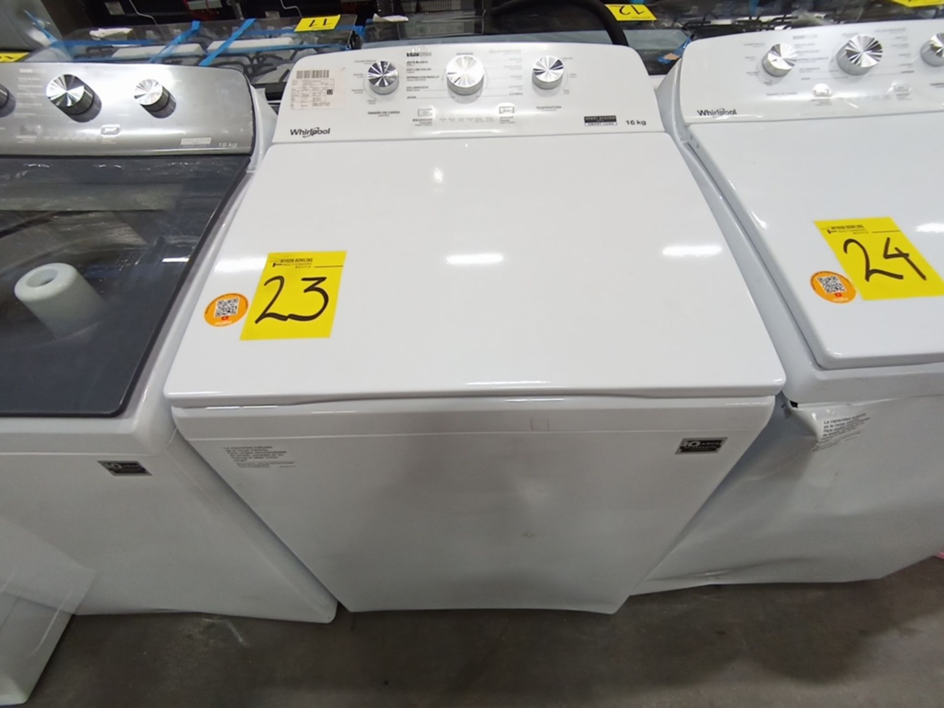 Lote de 3 lavadoras, contiene: 1 Lavadora de 16KG, Marca Whirlpool, Modelo 8MWTW1613MJQD, Serie HLA - Image 14 of 24