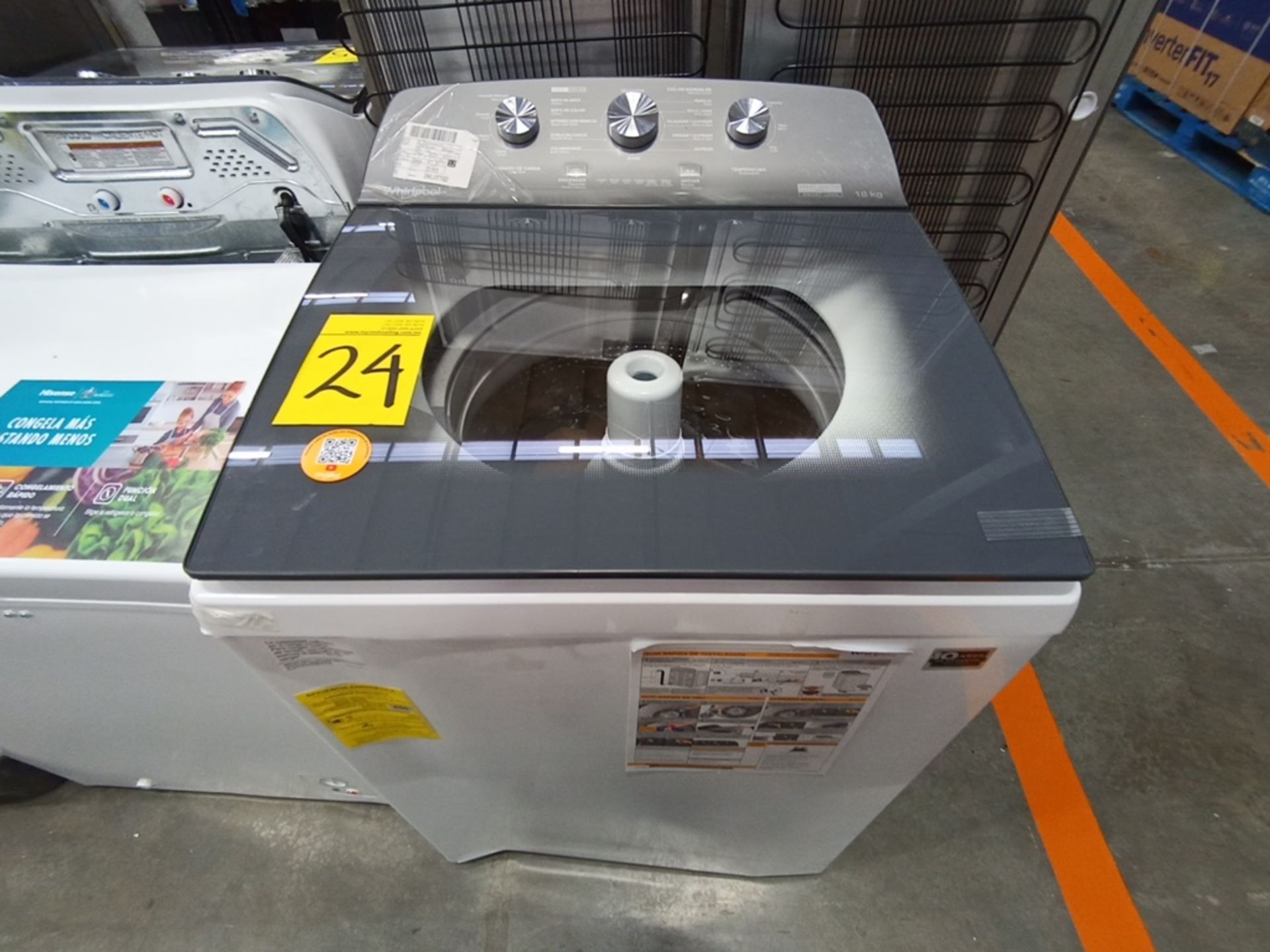 Lote de 3 lavadoras contiene: 1 Lavadora de 16KG, Marca Whirlpool, Modelo 8MWTW1613MJQD, Serie HLA3 - Image 5 of 25