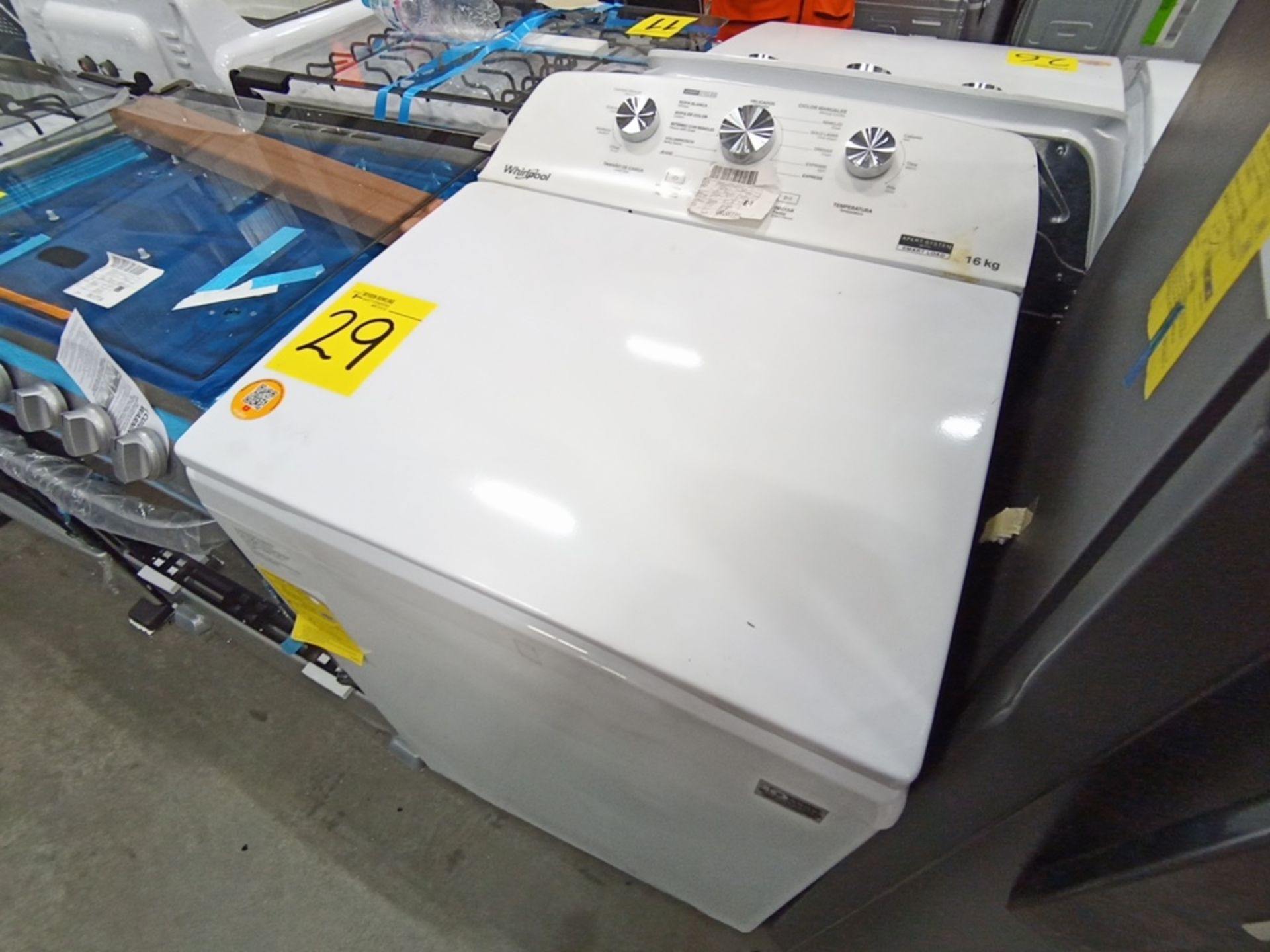 Lote de 2 lavadoras contiene: 1 Lavadora de 16 KG, Marca Whirlpool, Modelo 8MWTW1612MJQ0, Serie HLA - Image 9 of 16