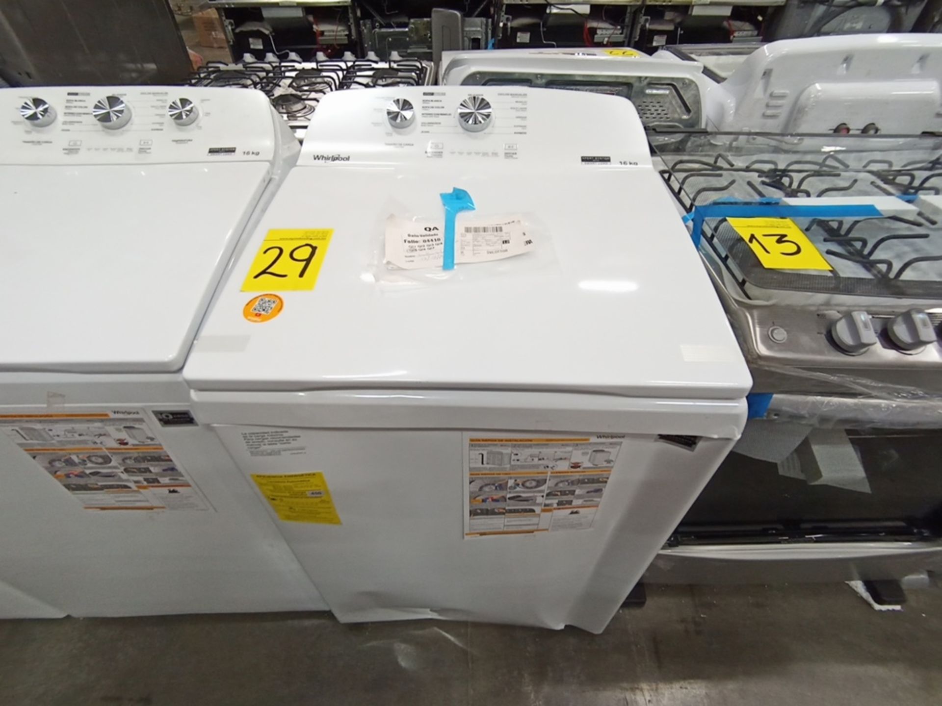 Lote de 2 lavadoras contiene: 1 Lavadora de 16 KG, Marca Whirlpool, Modelo 8MWTW1612MJQ0, Serie HLA - Image 5 of 16