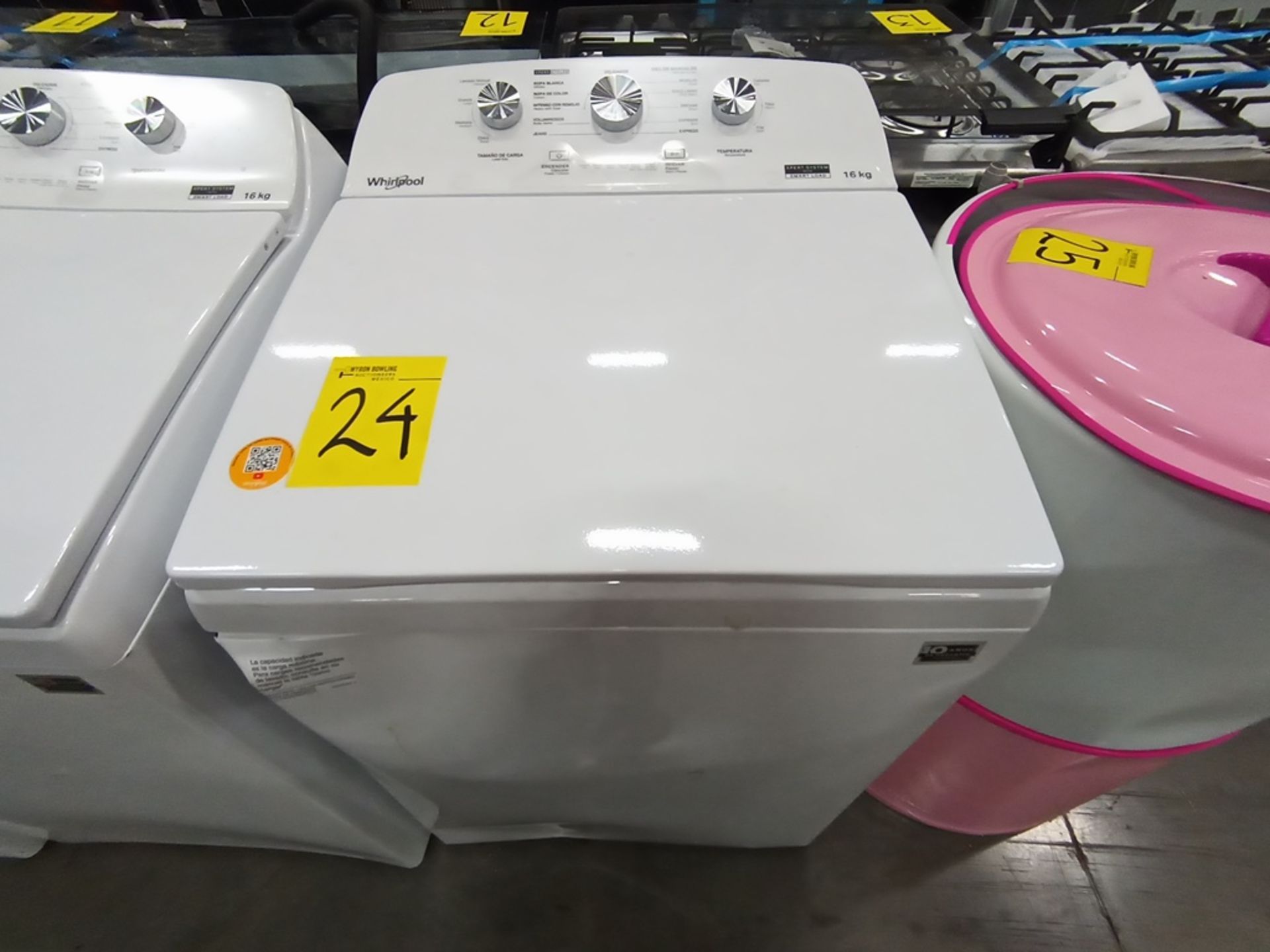 Lote de 3 lavadoras contiene: 1 Lavadora de 16KG, Marca Whirlpool, Modelo 8MWTW1613MJQD, Serie HLA3 - Image 15 of 25